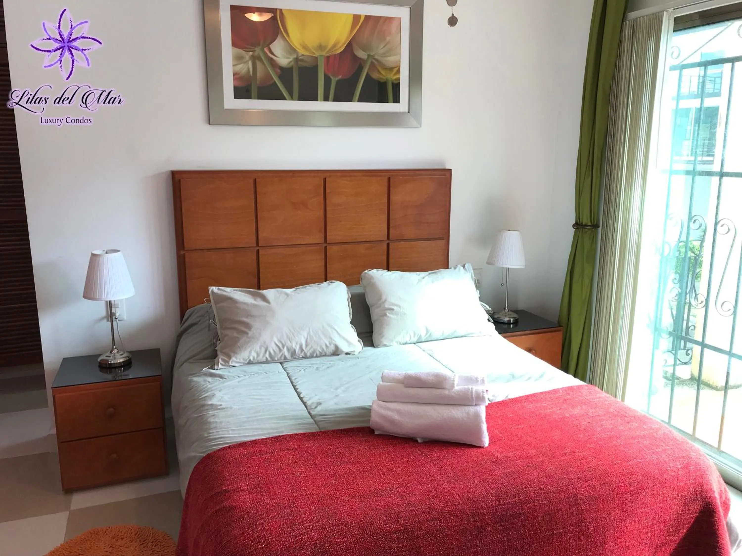 Bedroom, Bed in Lilas del Mar Apartments