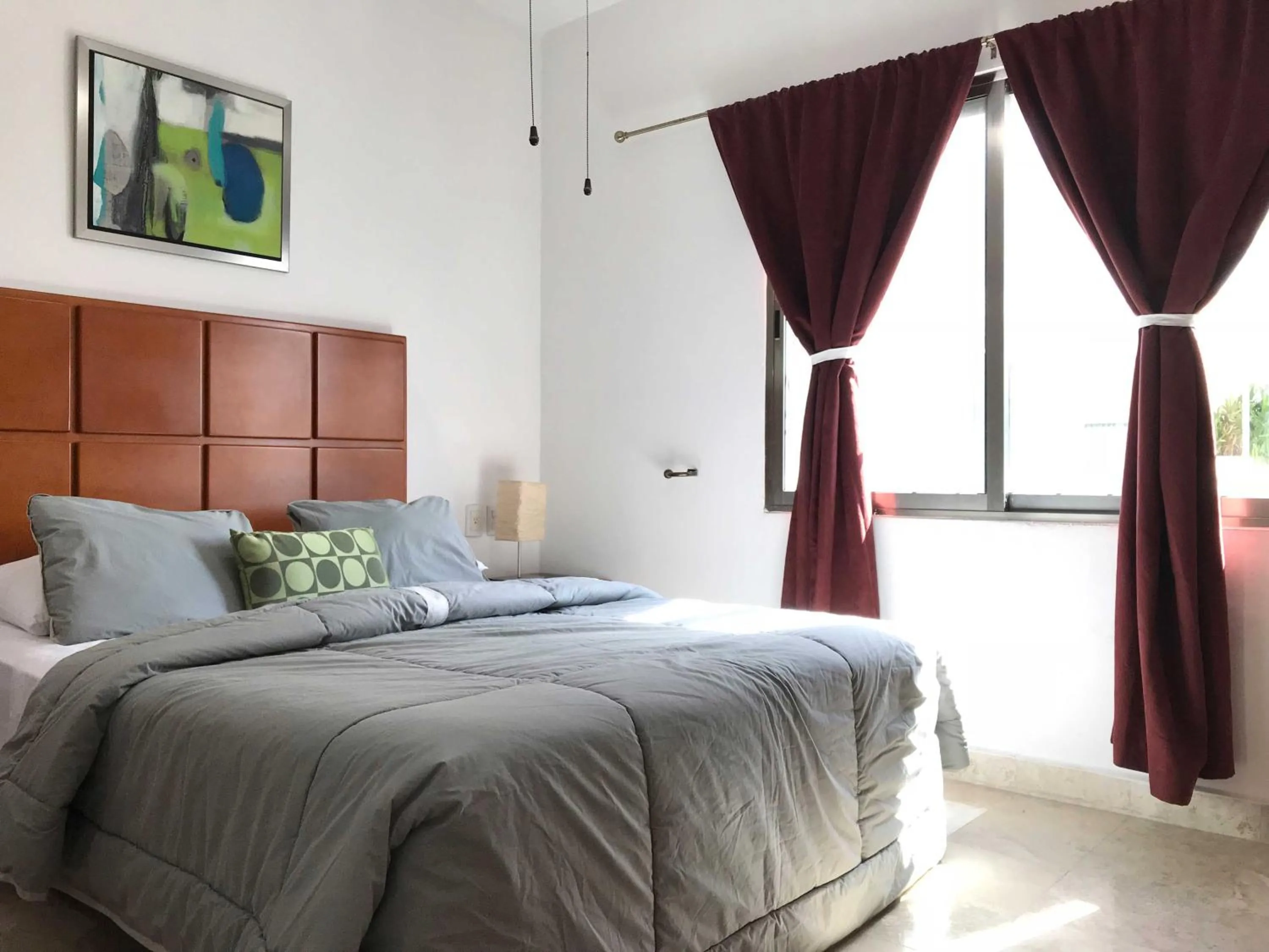 Bed in Lilas del Mar Apartments