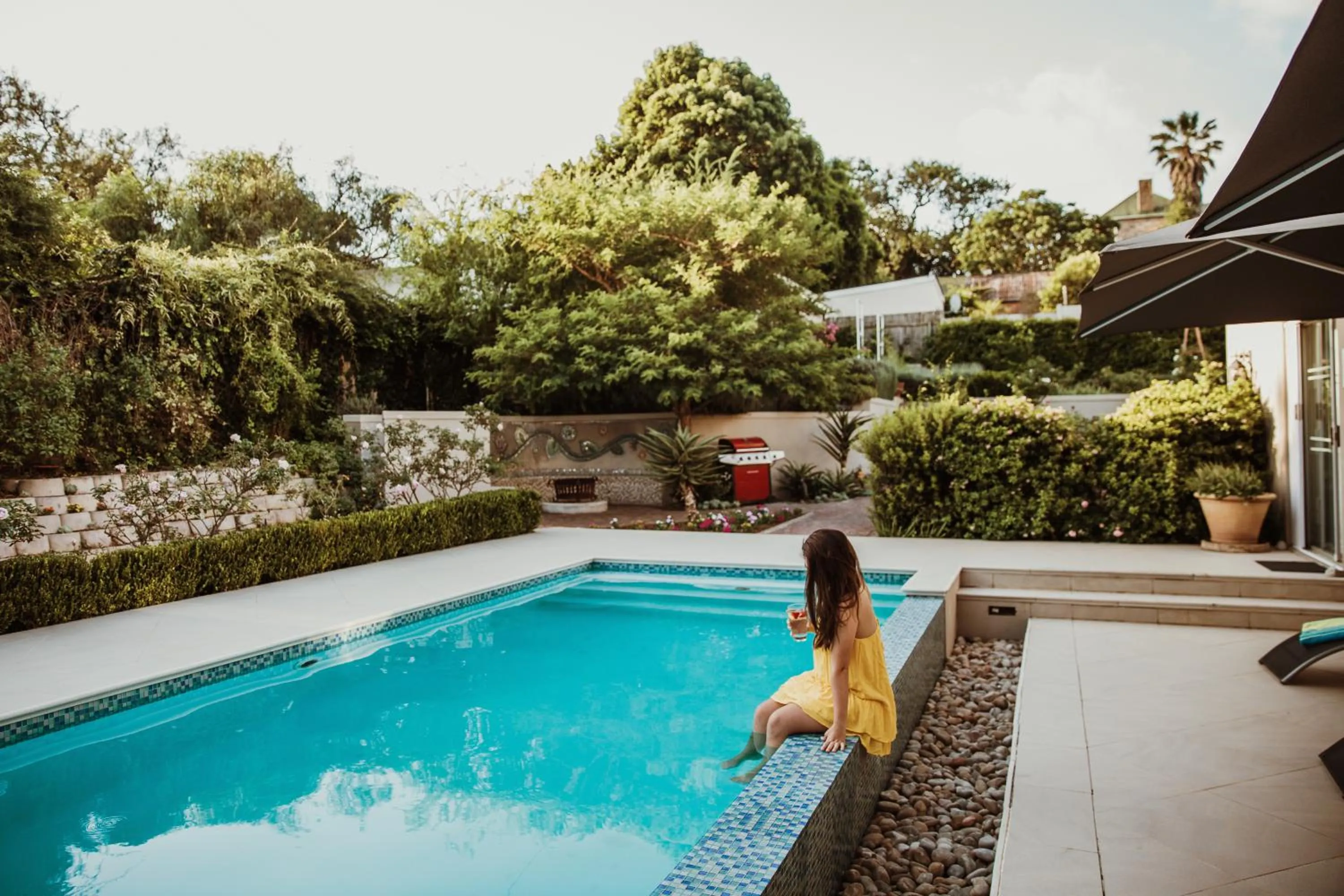 Swimming pool in Cornerstone Manor