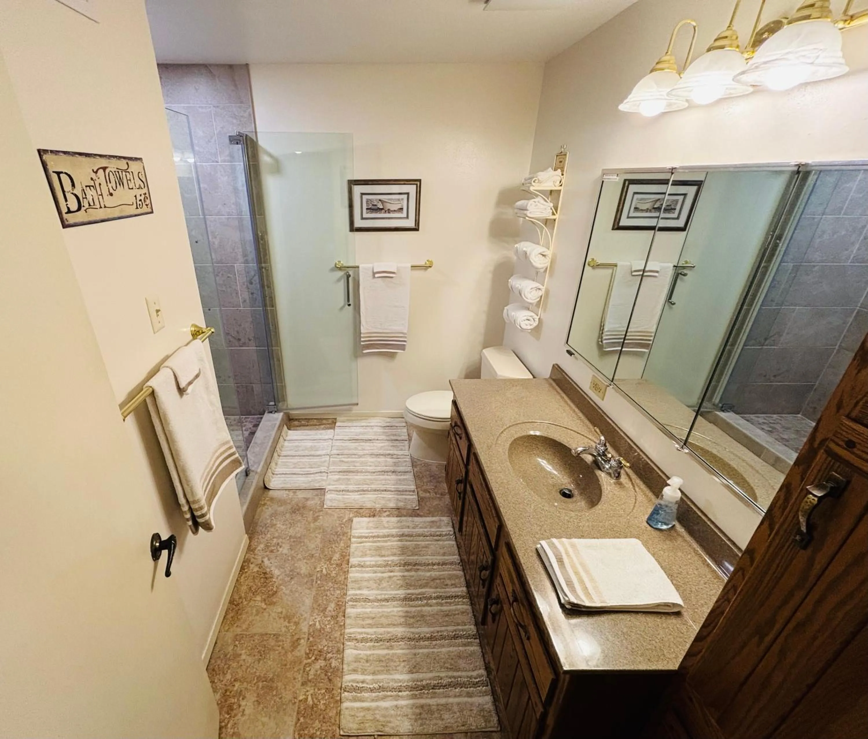 Shower in Priceless Black Hills View