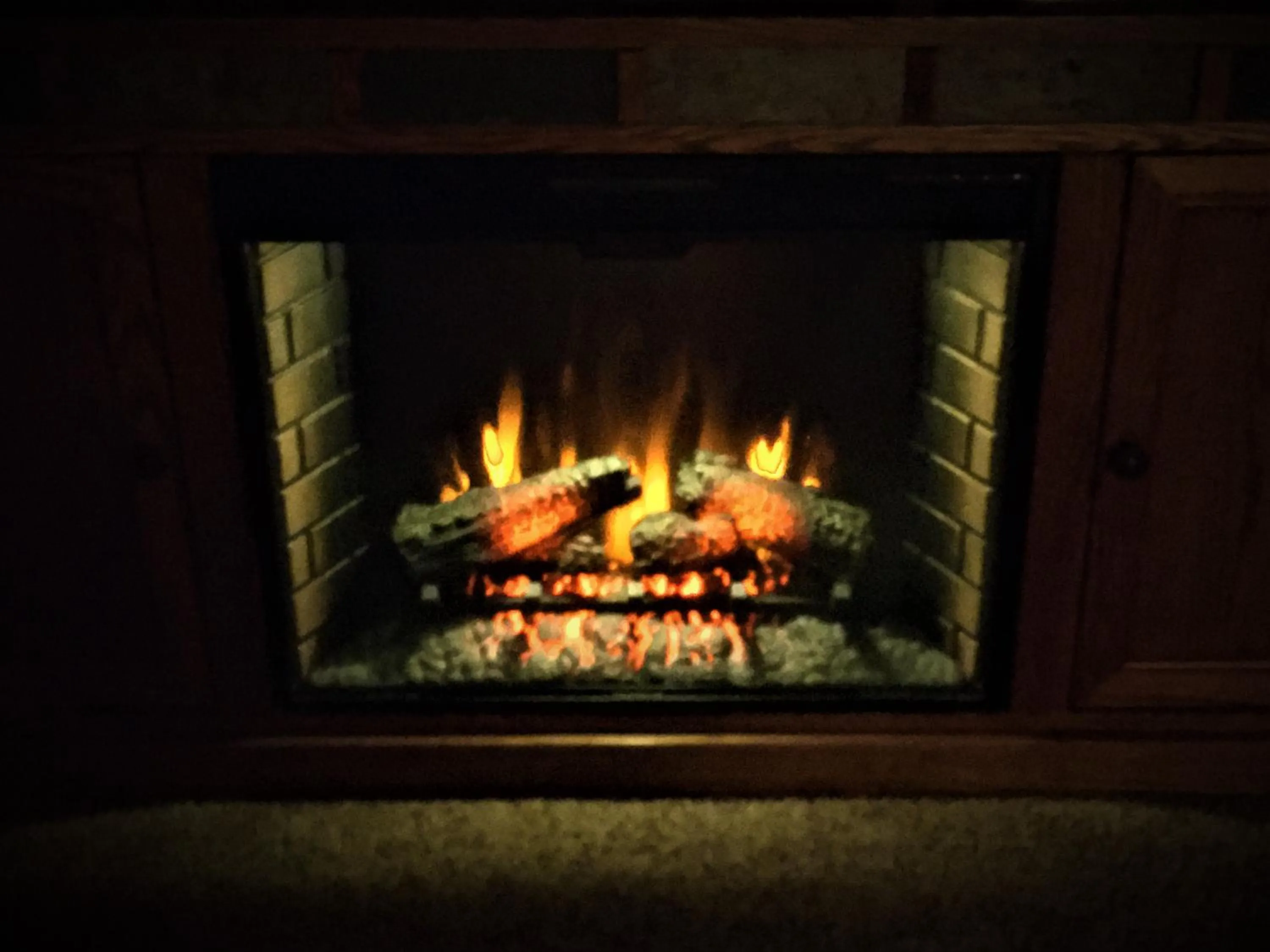 fireplace in Priceless Black Hills View
