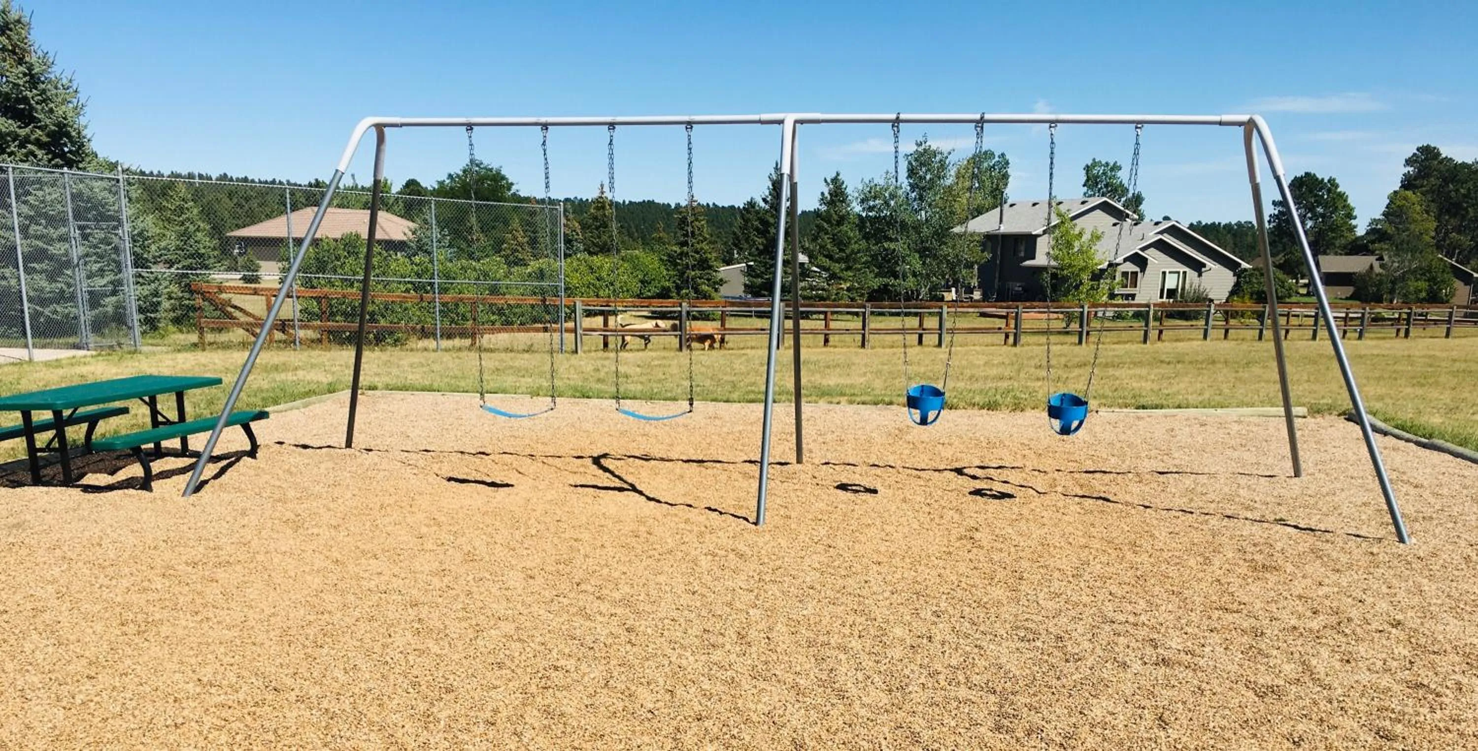 Children play ground in Priceless Black Hills View