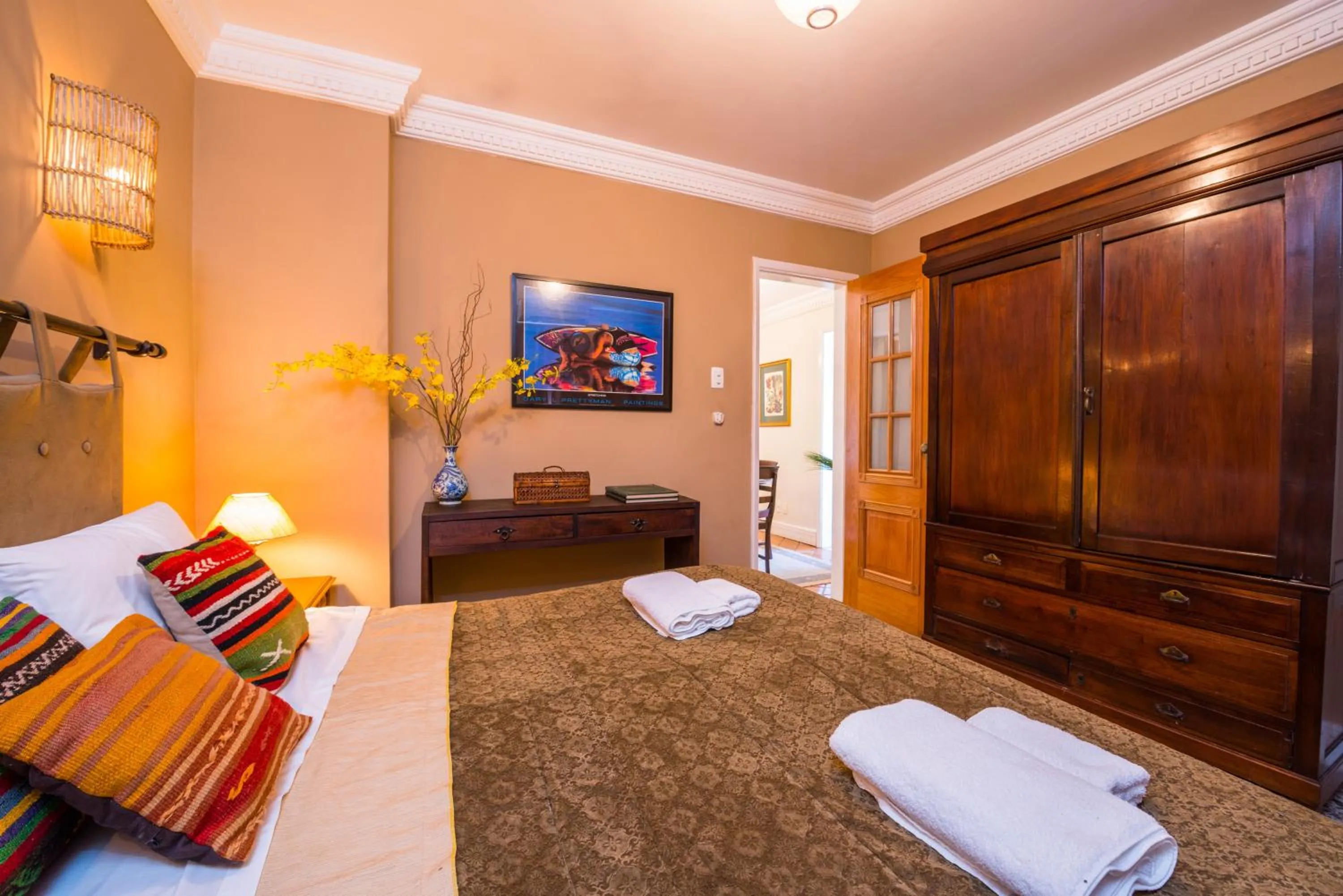 Bed in The Coral Penthouse in Rio de Janeiro - 7 Bedrooms