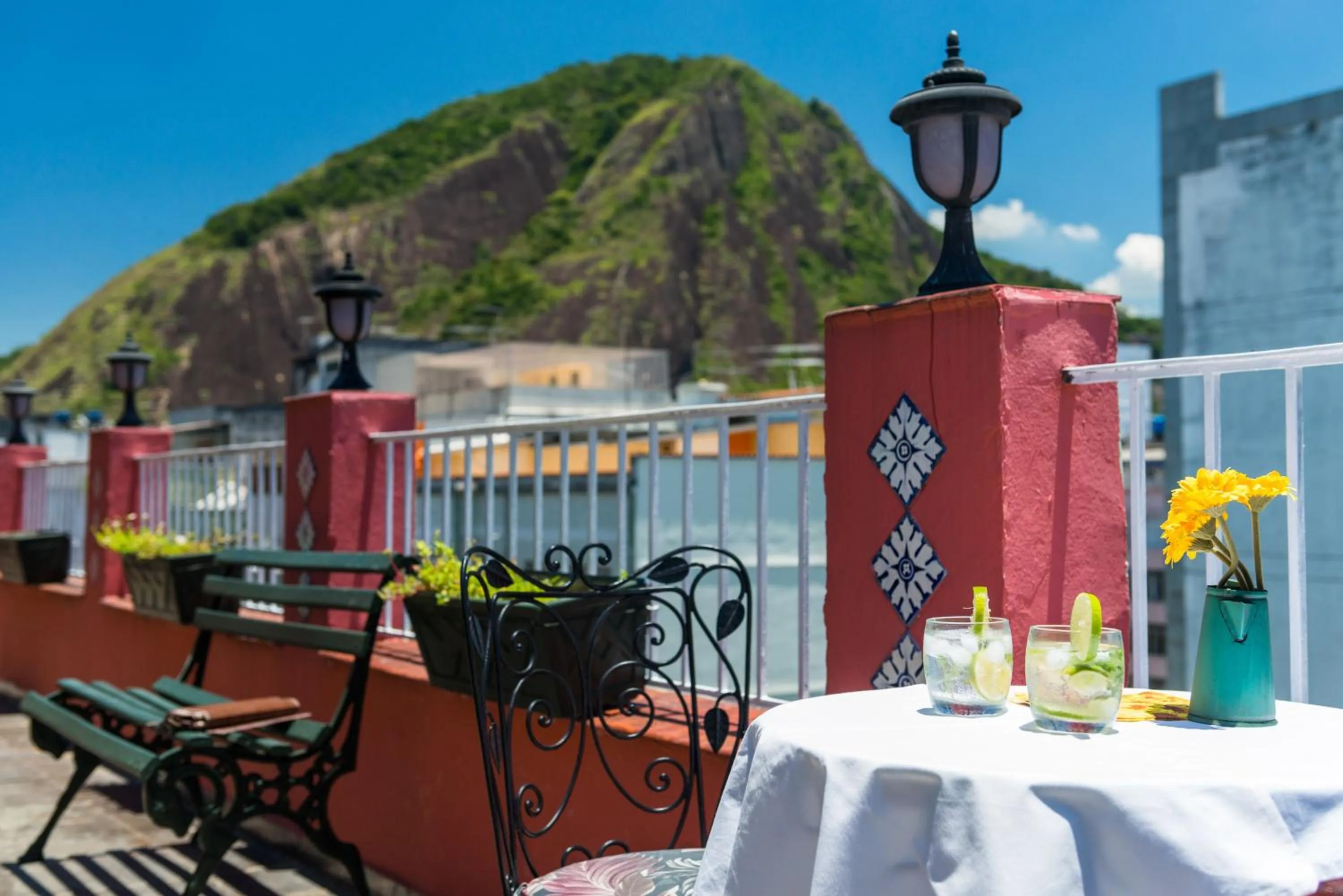 Balcony/Terrace in The Coral Penthouse in Rio de Janeiro - 7 Bedrooms