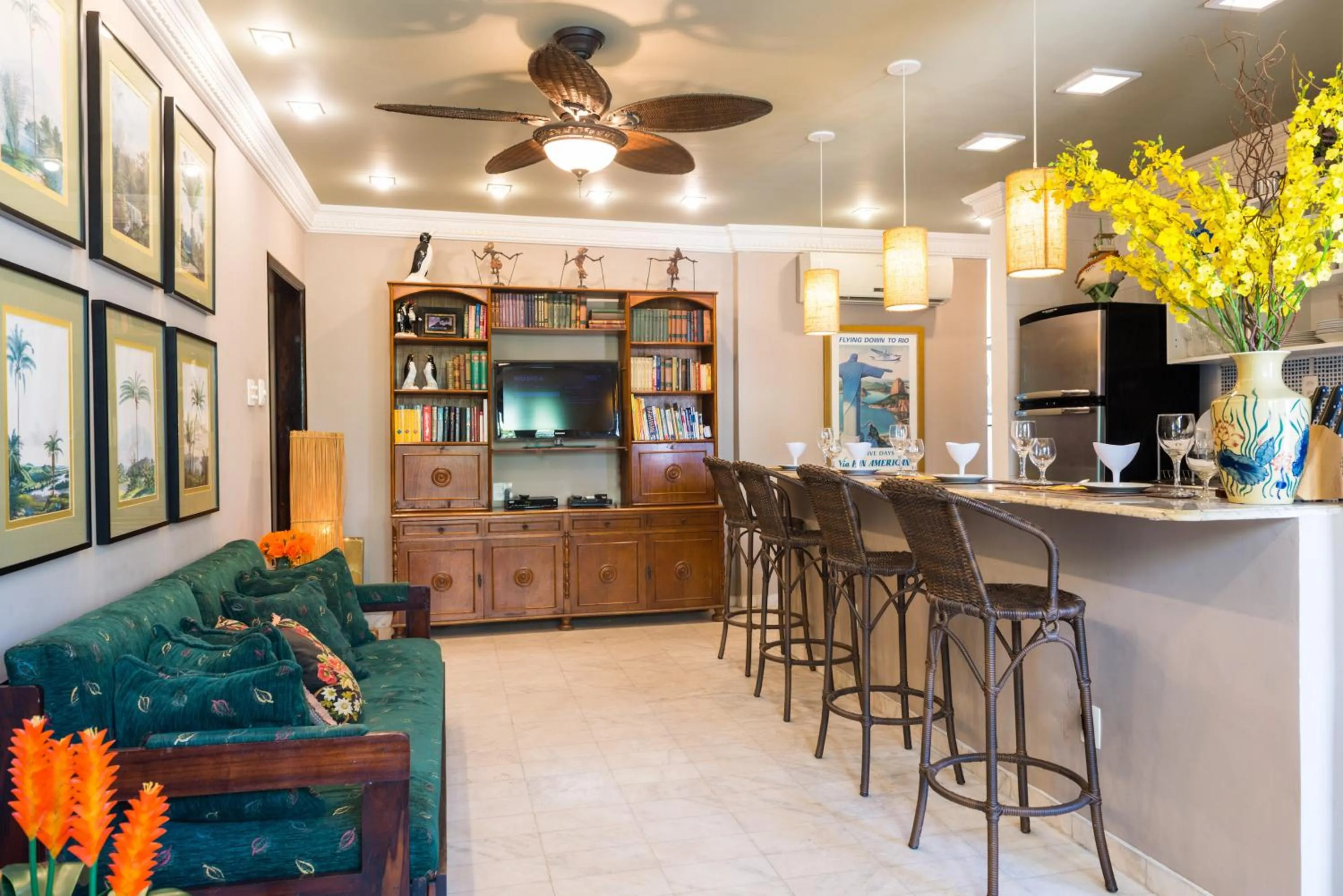 Living room in The Coral Penthouse in Rio de Janeiro - 7 Bedrooms