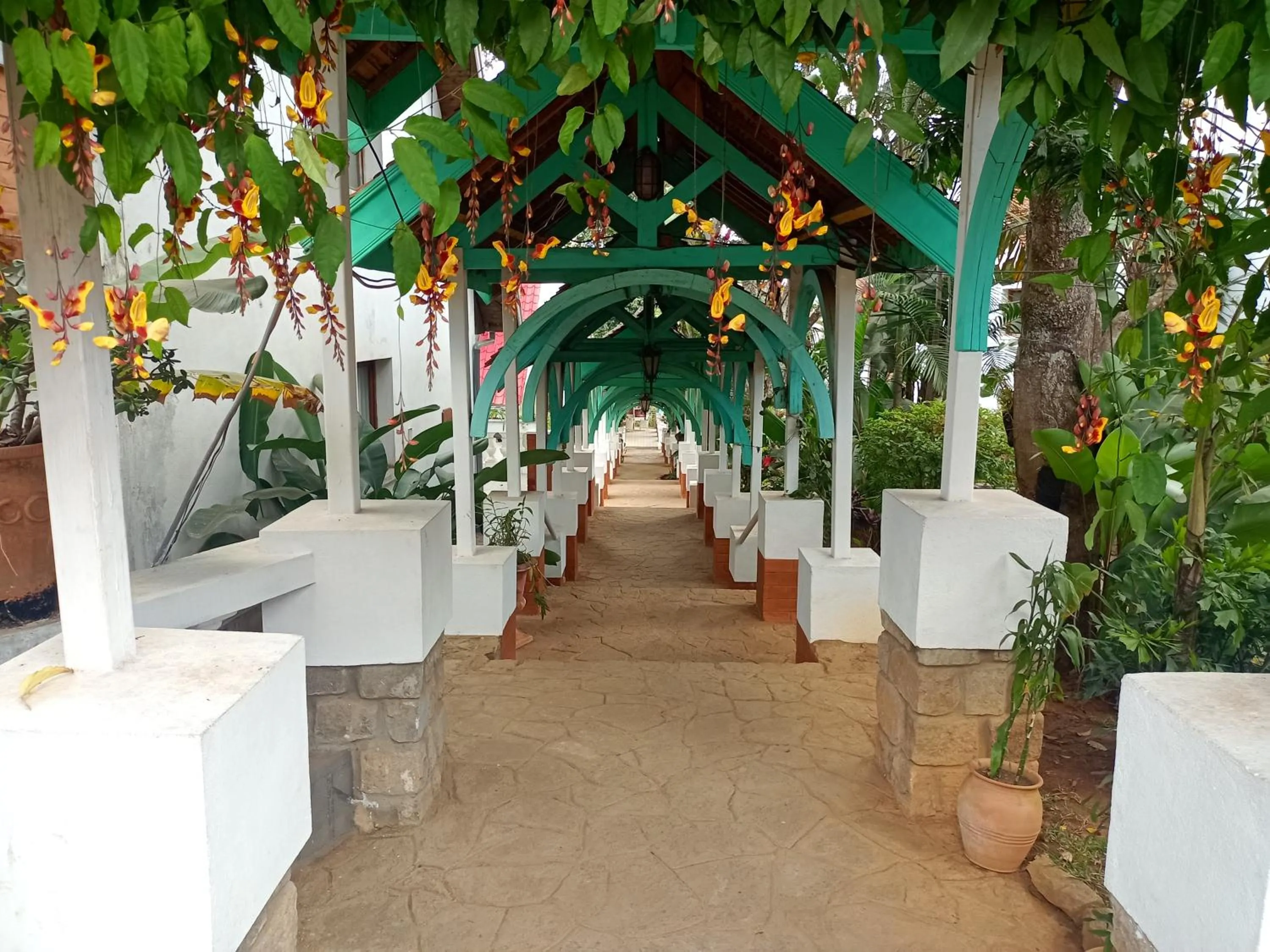 Garden view in La Résidence d'Ankerana