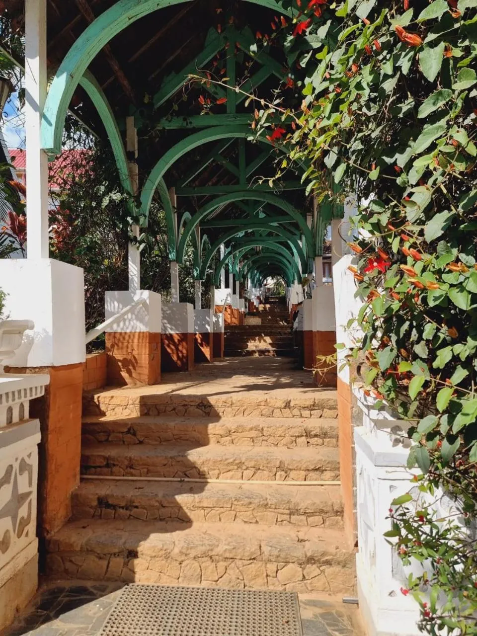 Garden view in La Résidence d'Ankerana