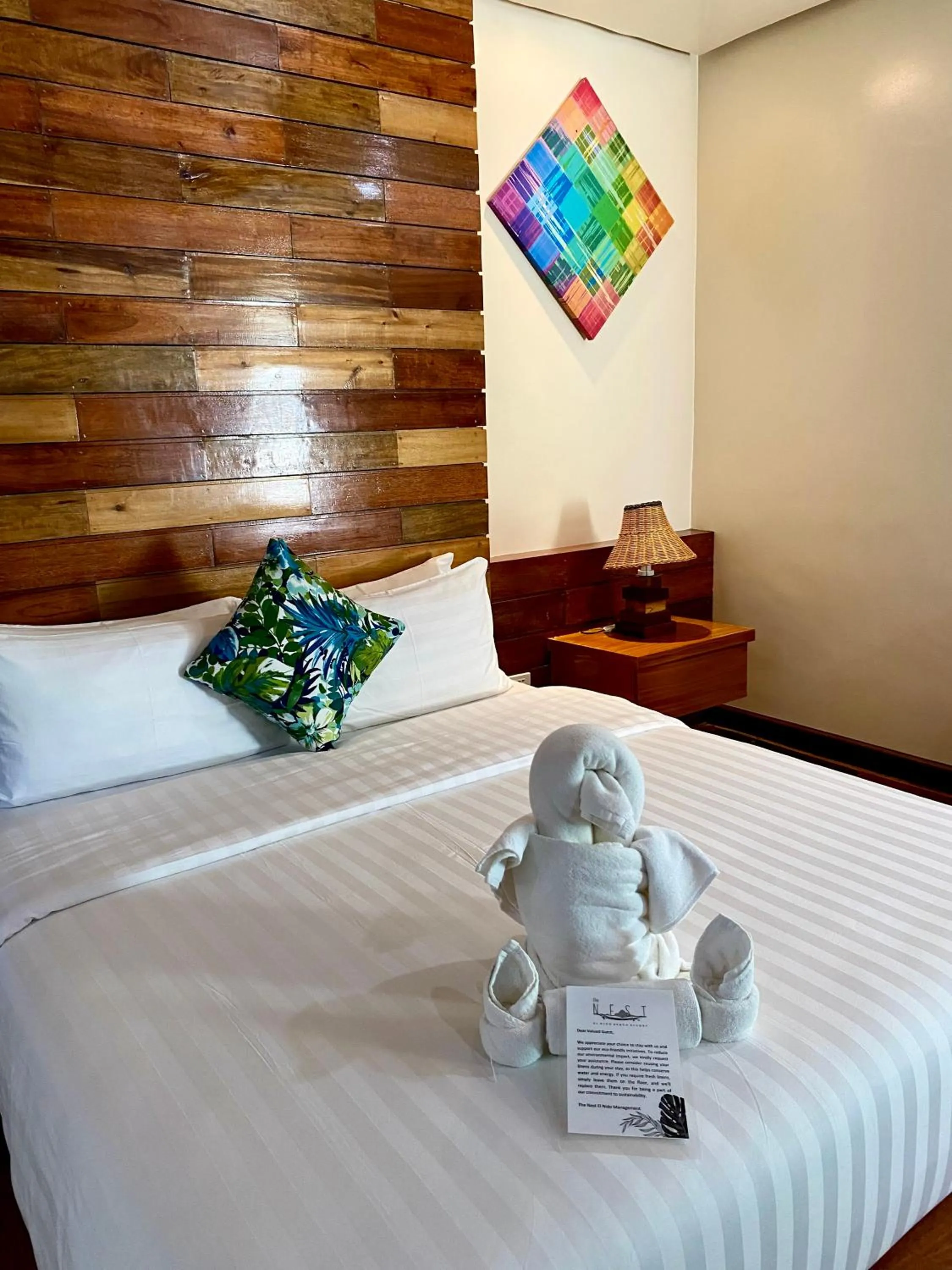 Bed in The Nest El Nido Beach Resort