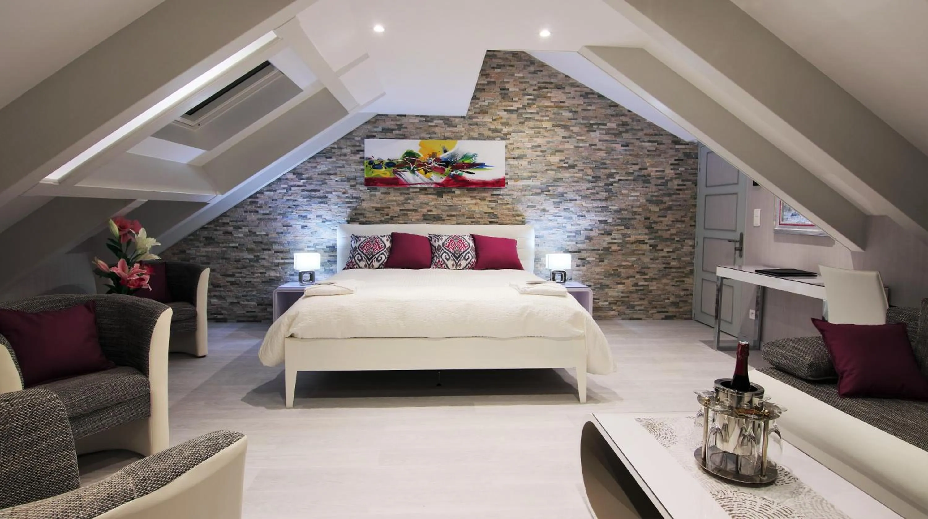 Bed in Le Mas Champenois