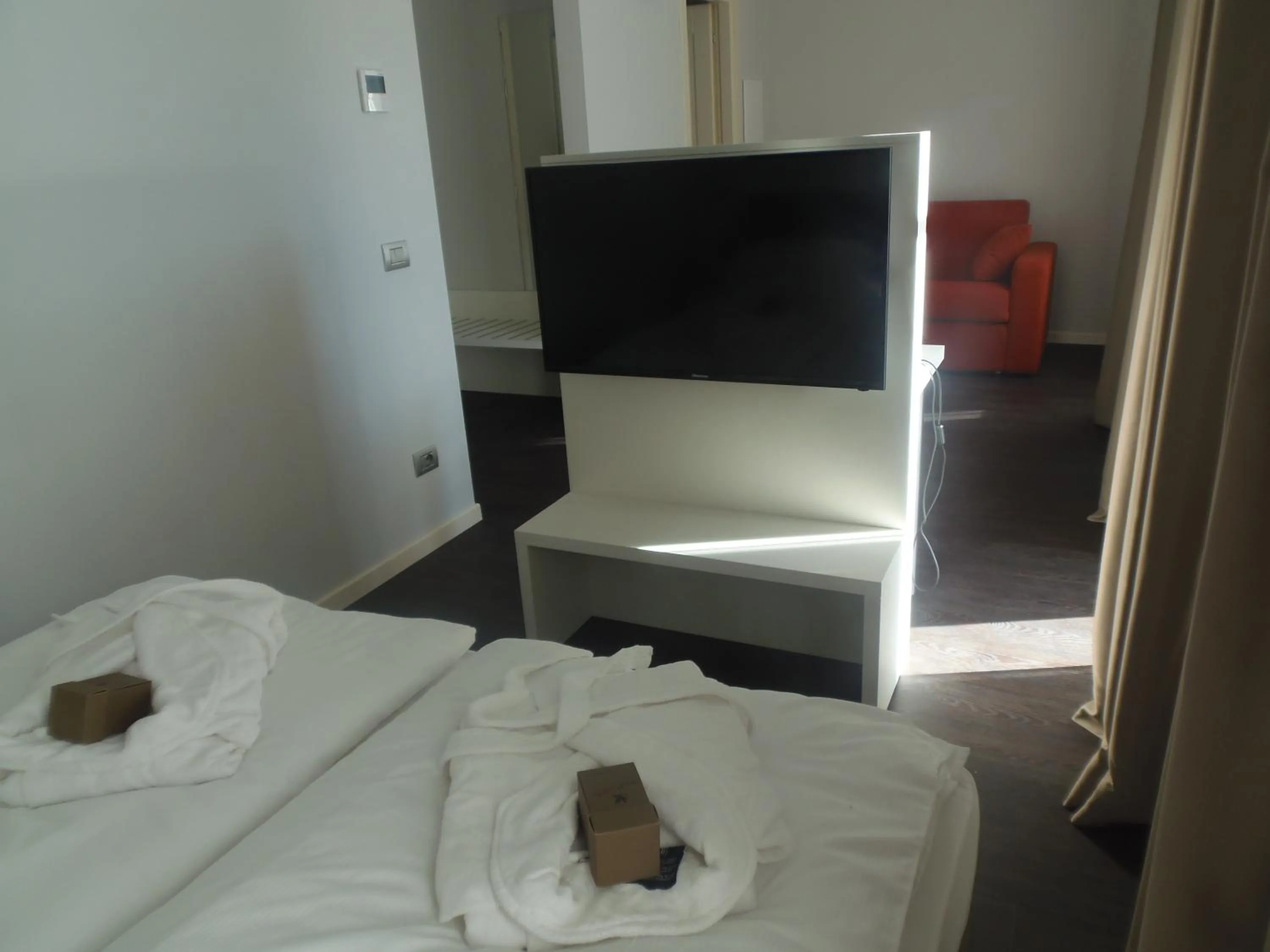 Bed in Albergo Dongo