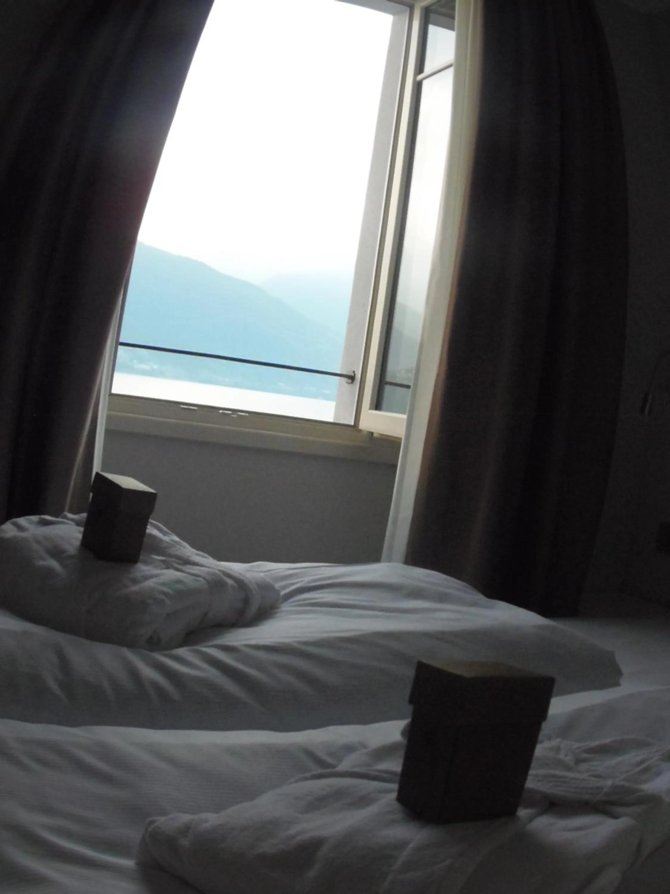 Bed in Albergo Dongo