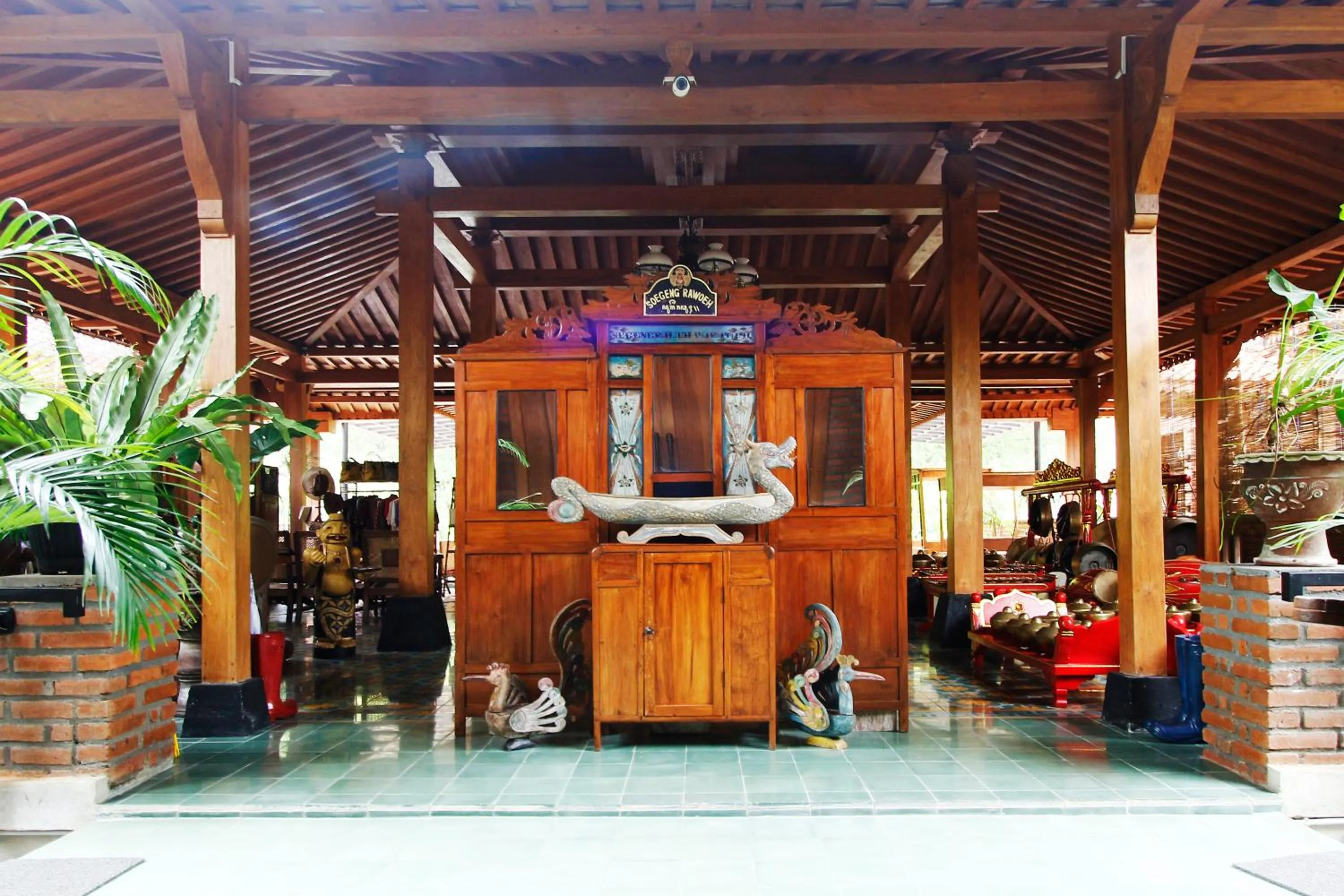 Lobby or reception in Joglo Mandapa Boutique Hotel