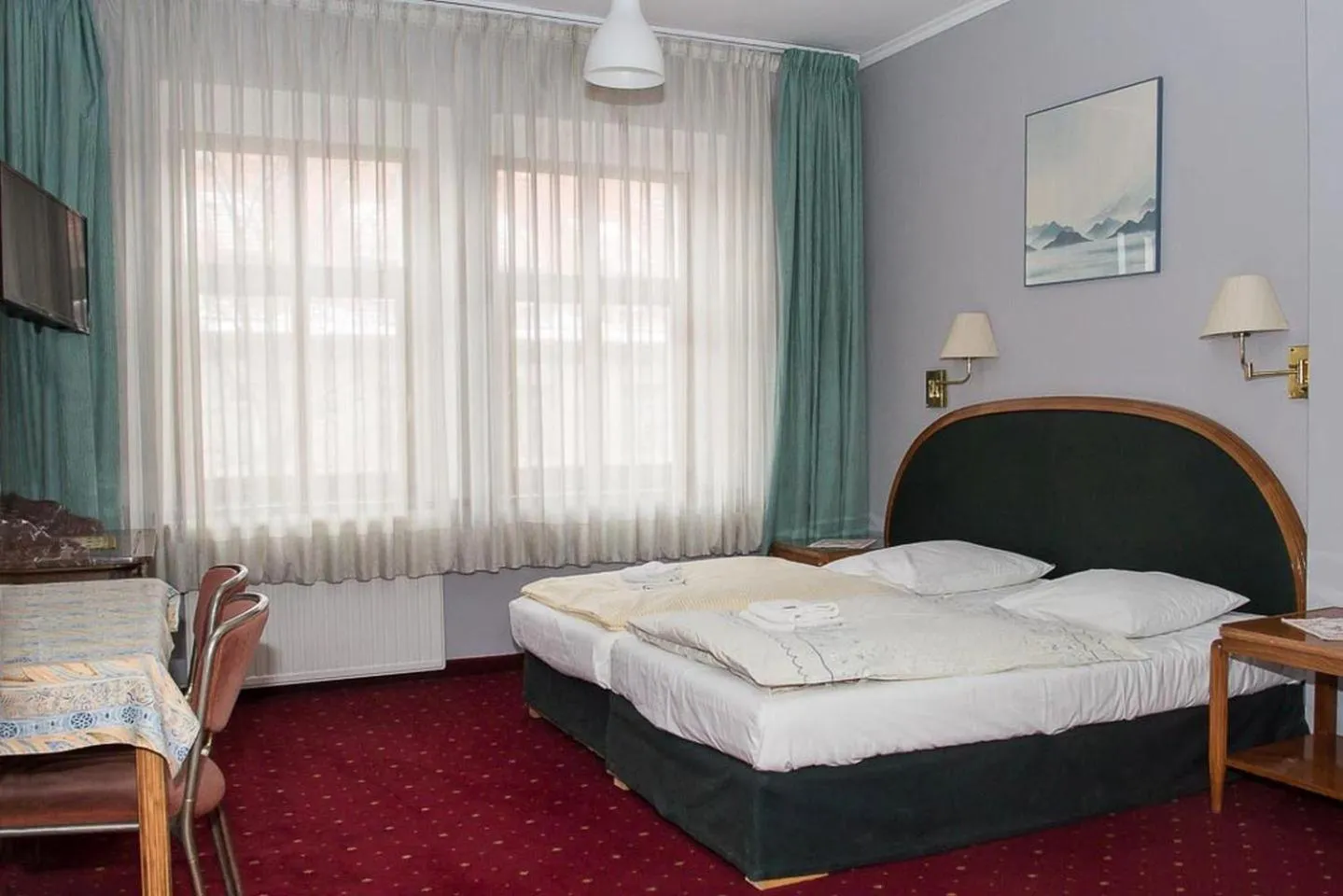 Bed in Hotel Karkonosze