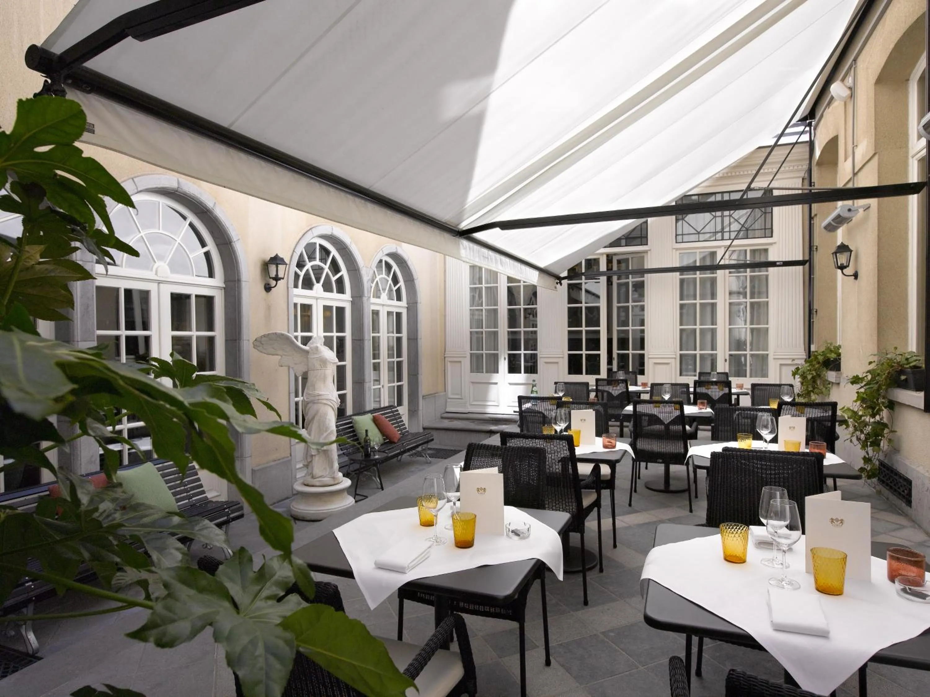 Patio in Hotel Damier Kortrijk