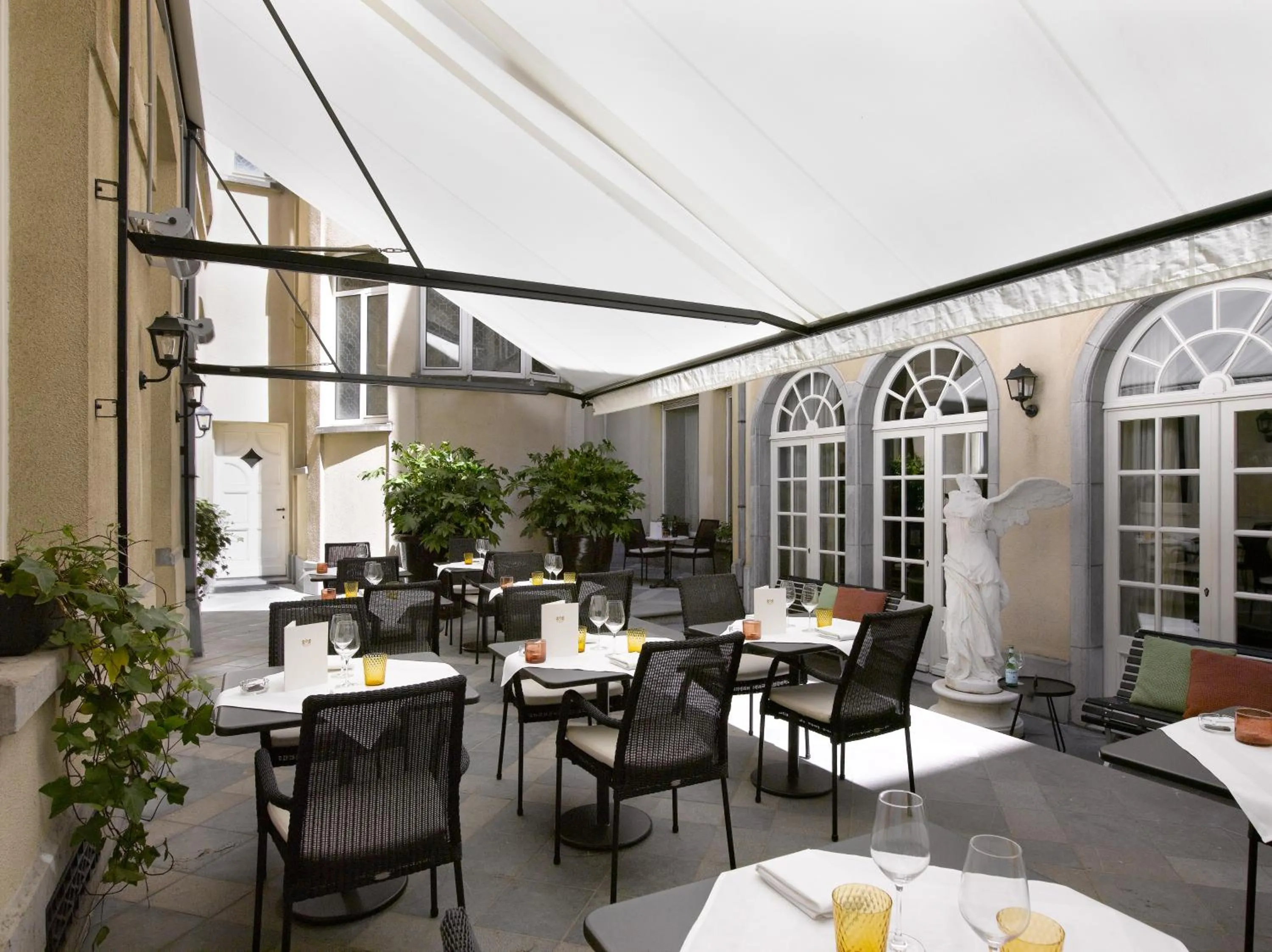 Patio in Hotel Damier Kortrijk
