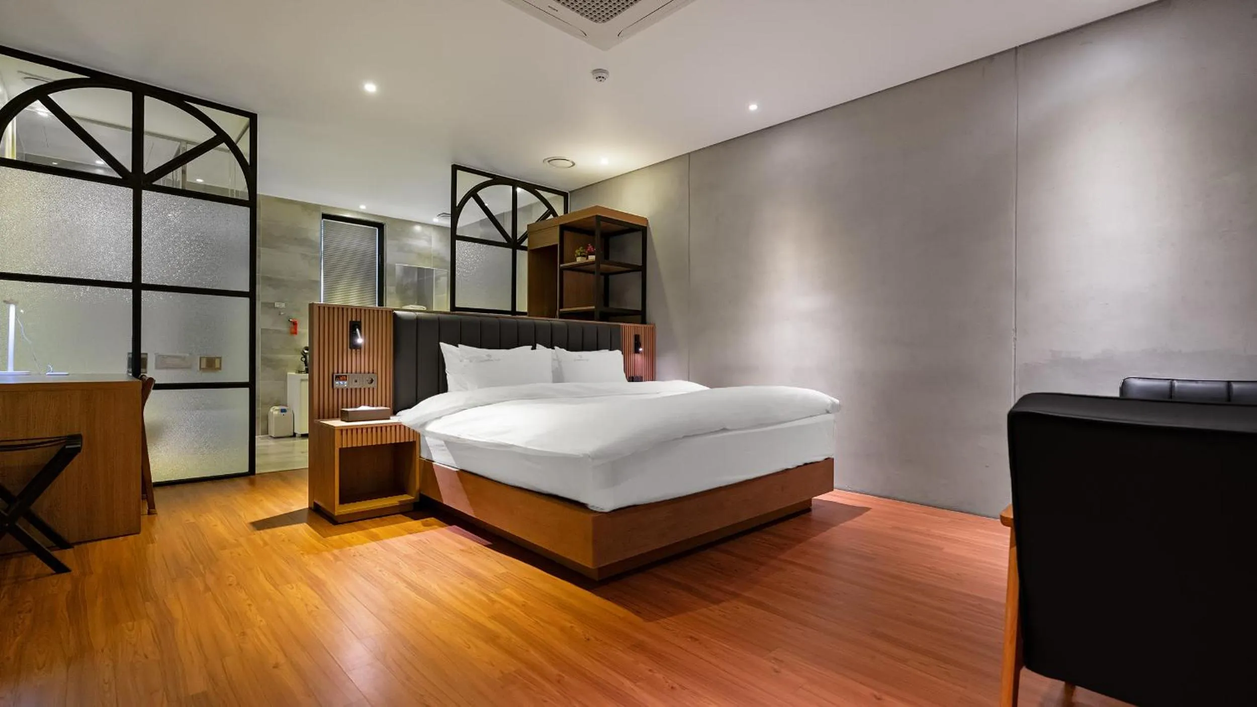 Bed in Hotel Schweizer Dorf Cheonan