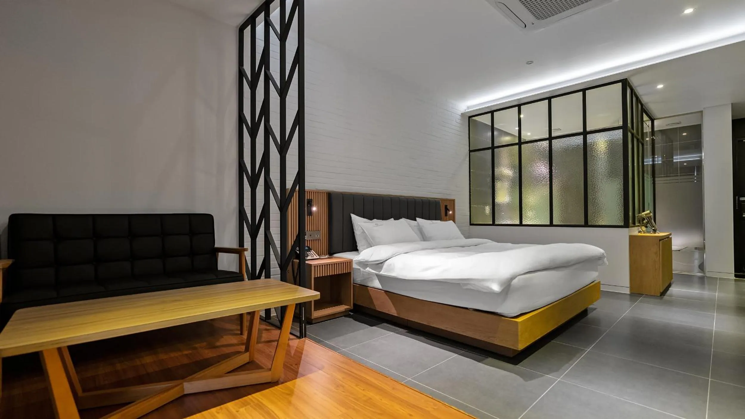 Bed in Hotel Schweizer Dorf Cheonan