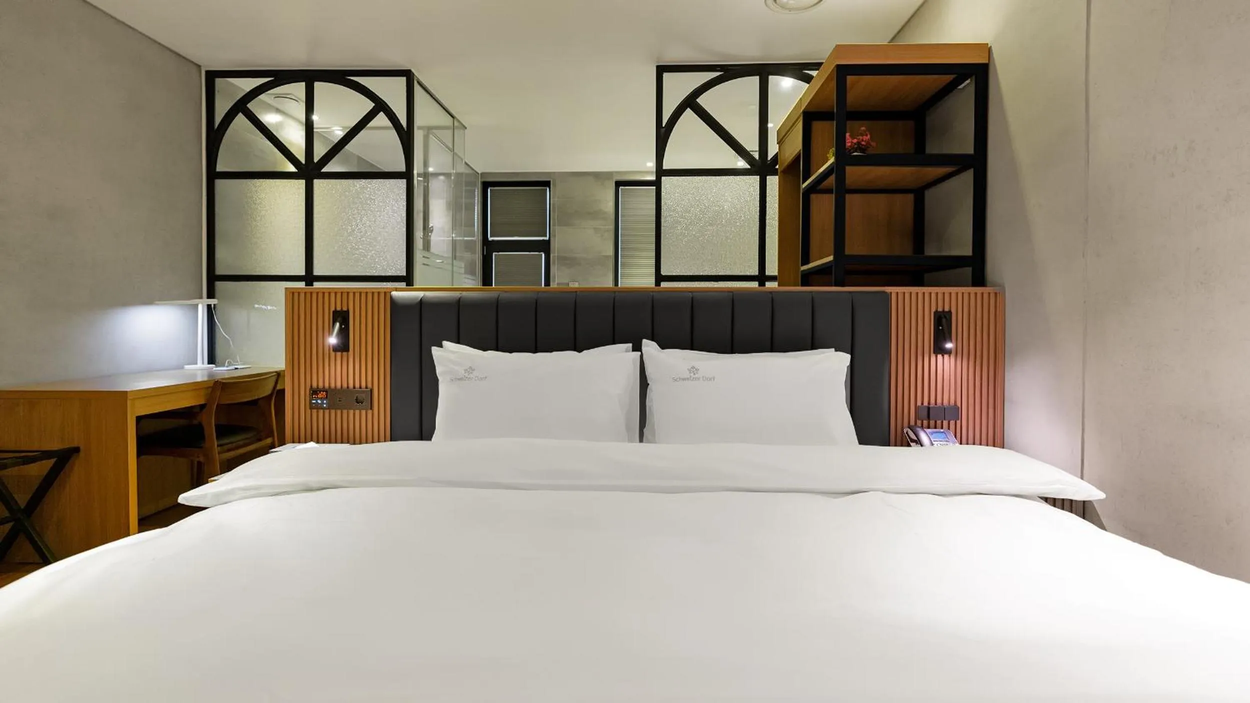 Bed in Hotel Schweizer Dorf Cheonan