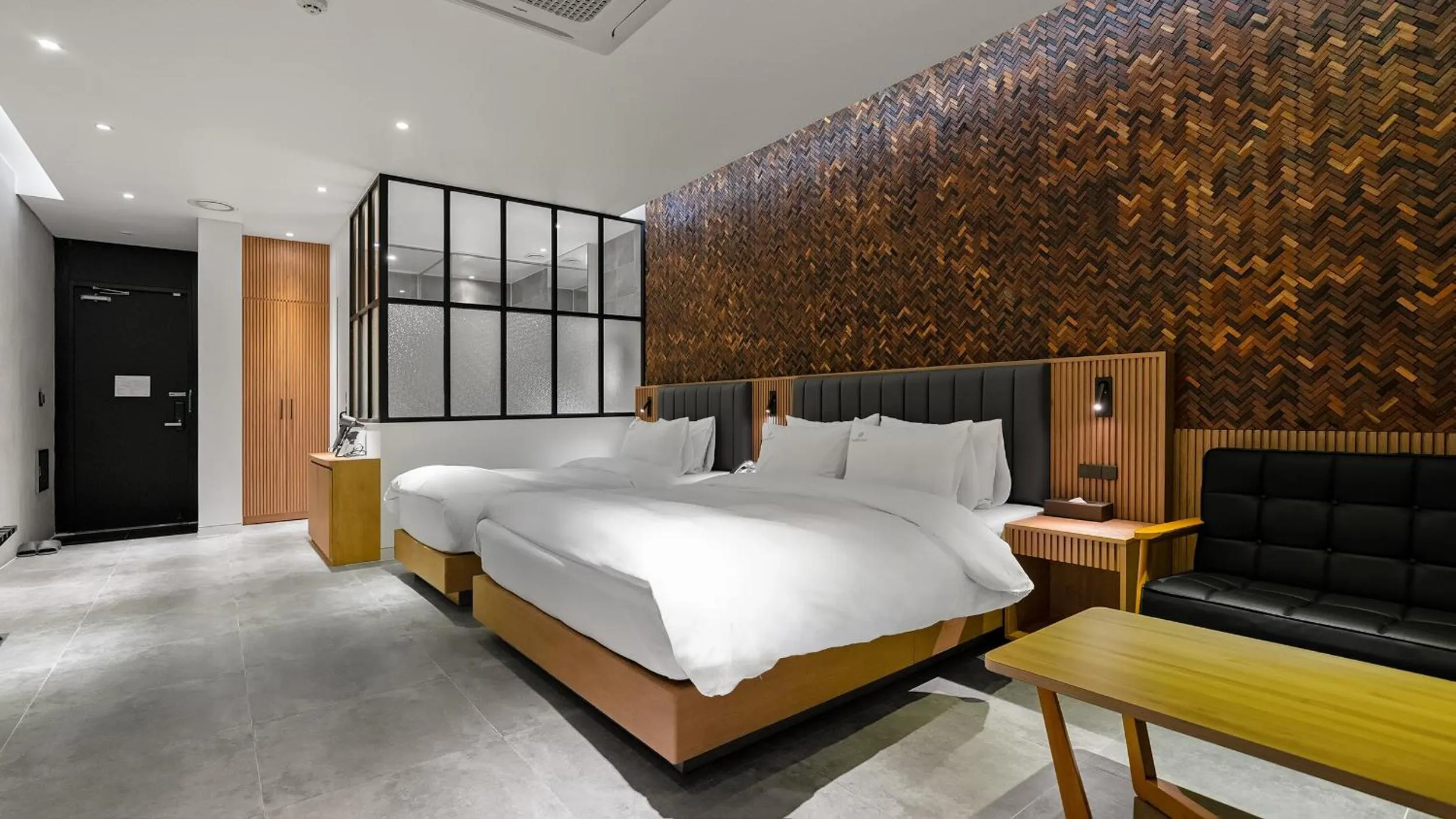 Bed in Hotel Schweizer Dorf Cheonan