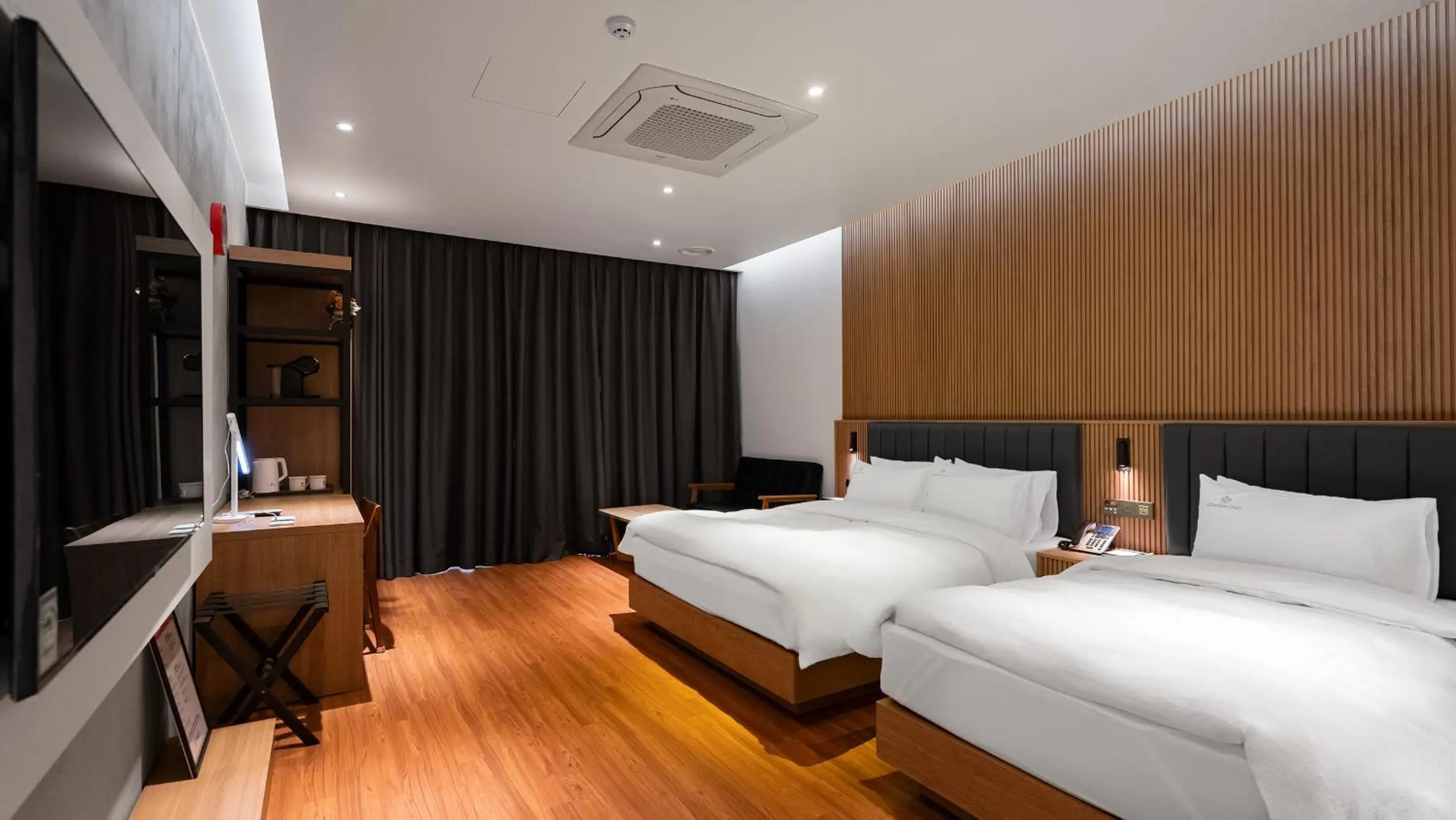 Bed in Hotel Schweizer Dorf Cheonan