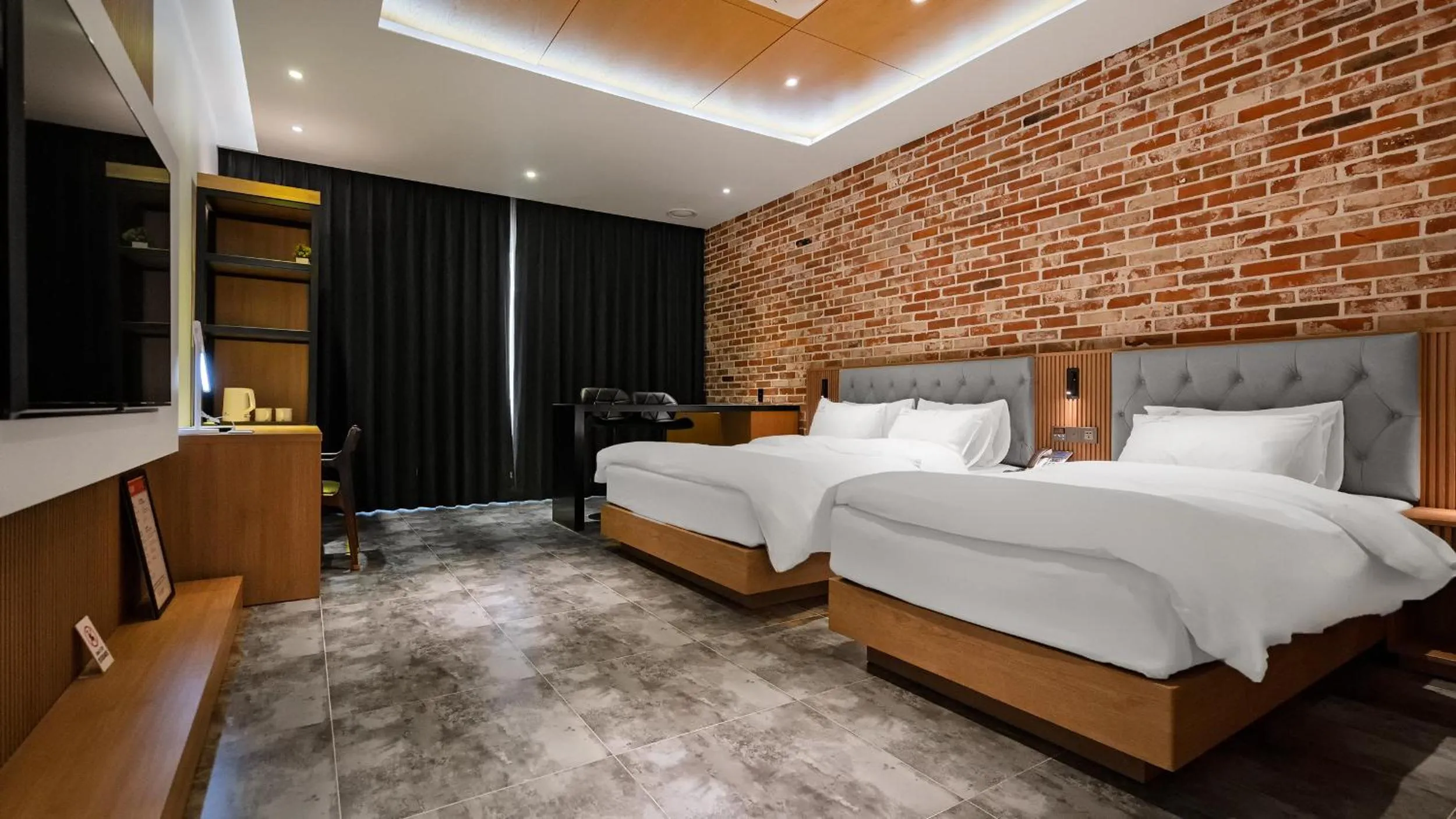 Bed in Hotel Schweizer Dorf Cheonan