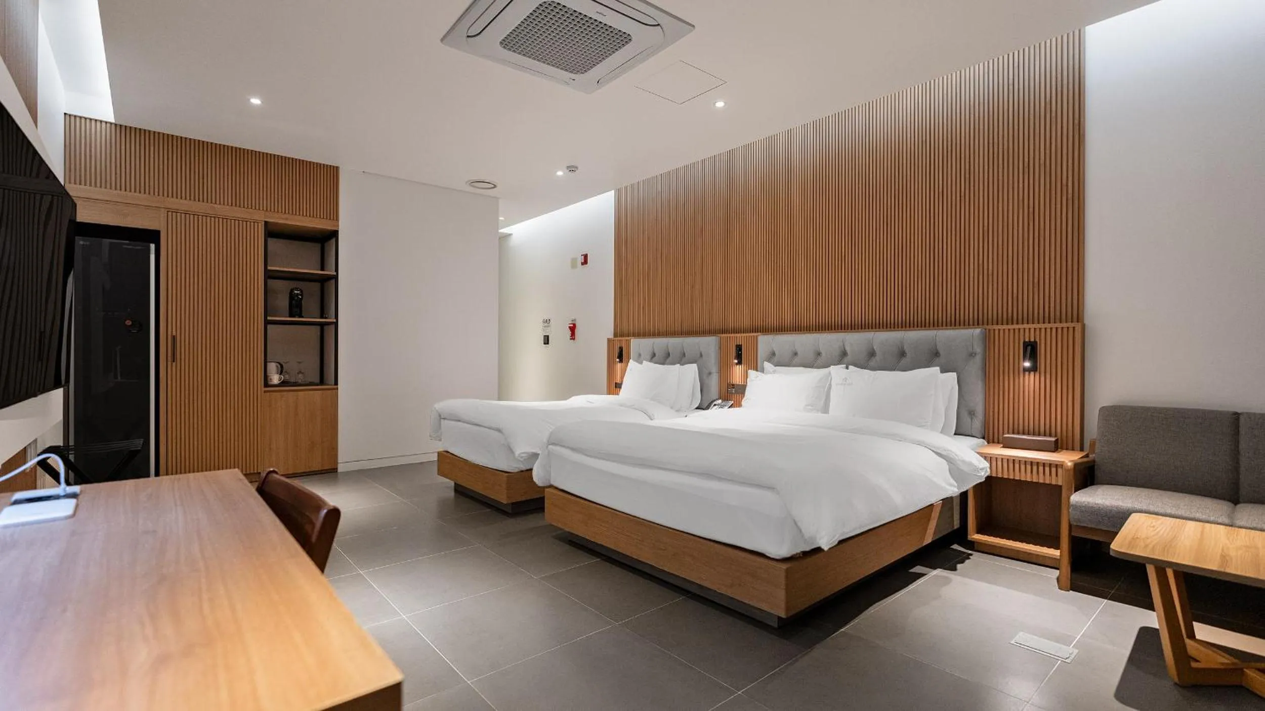 Bed in Hotel Schweizer Dorf Cheonan