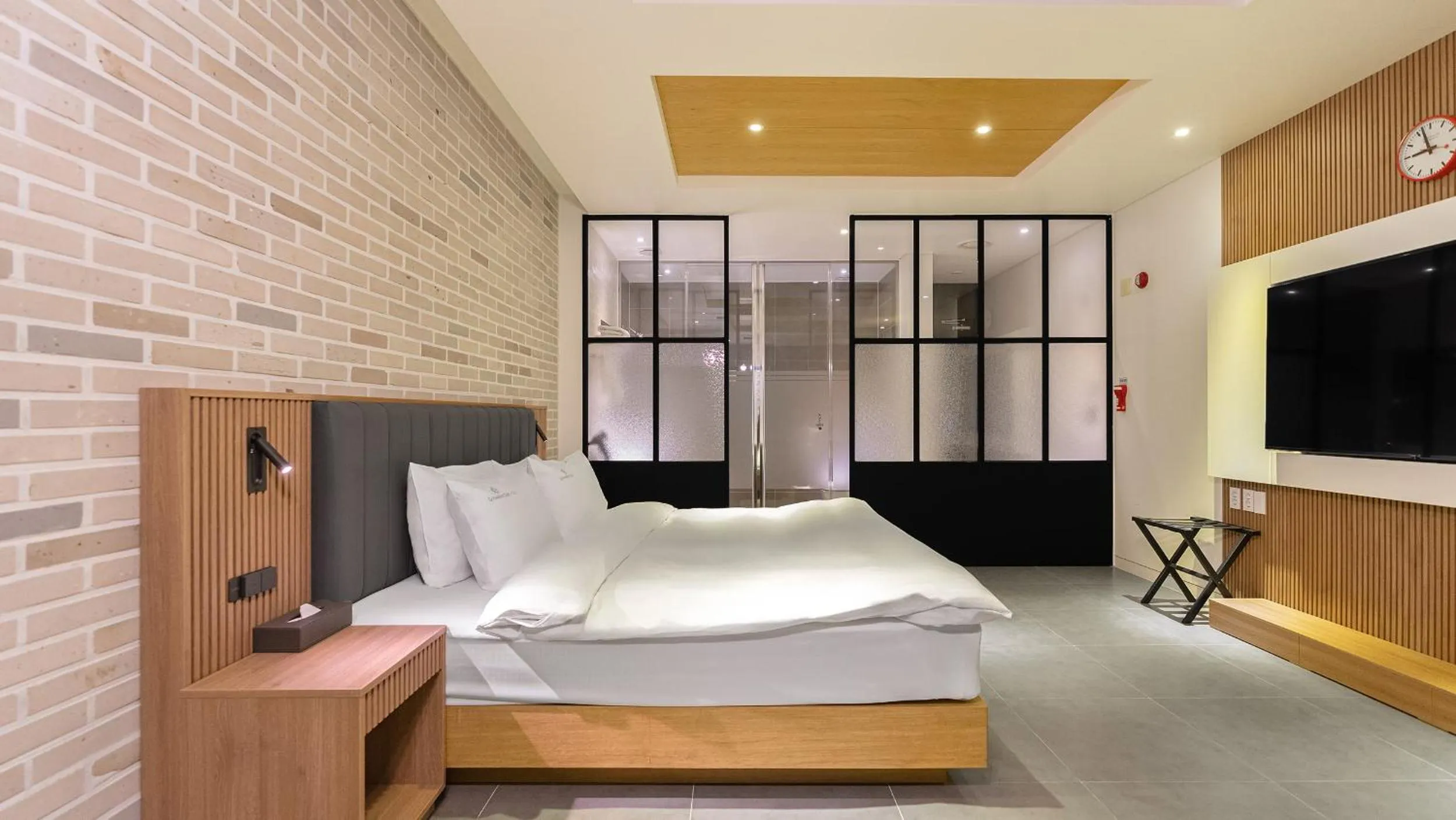 Bed in Hotel Schweizer Dorf Cheonan