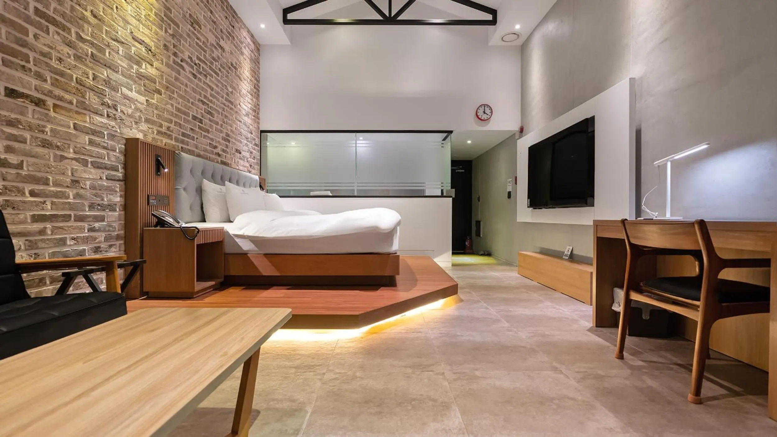 Bed in Hotel Schweizer Dorf Cheonan