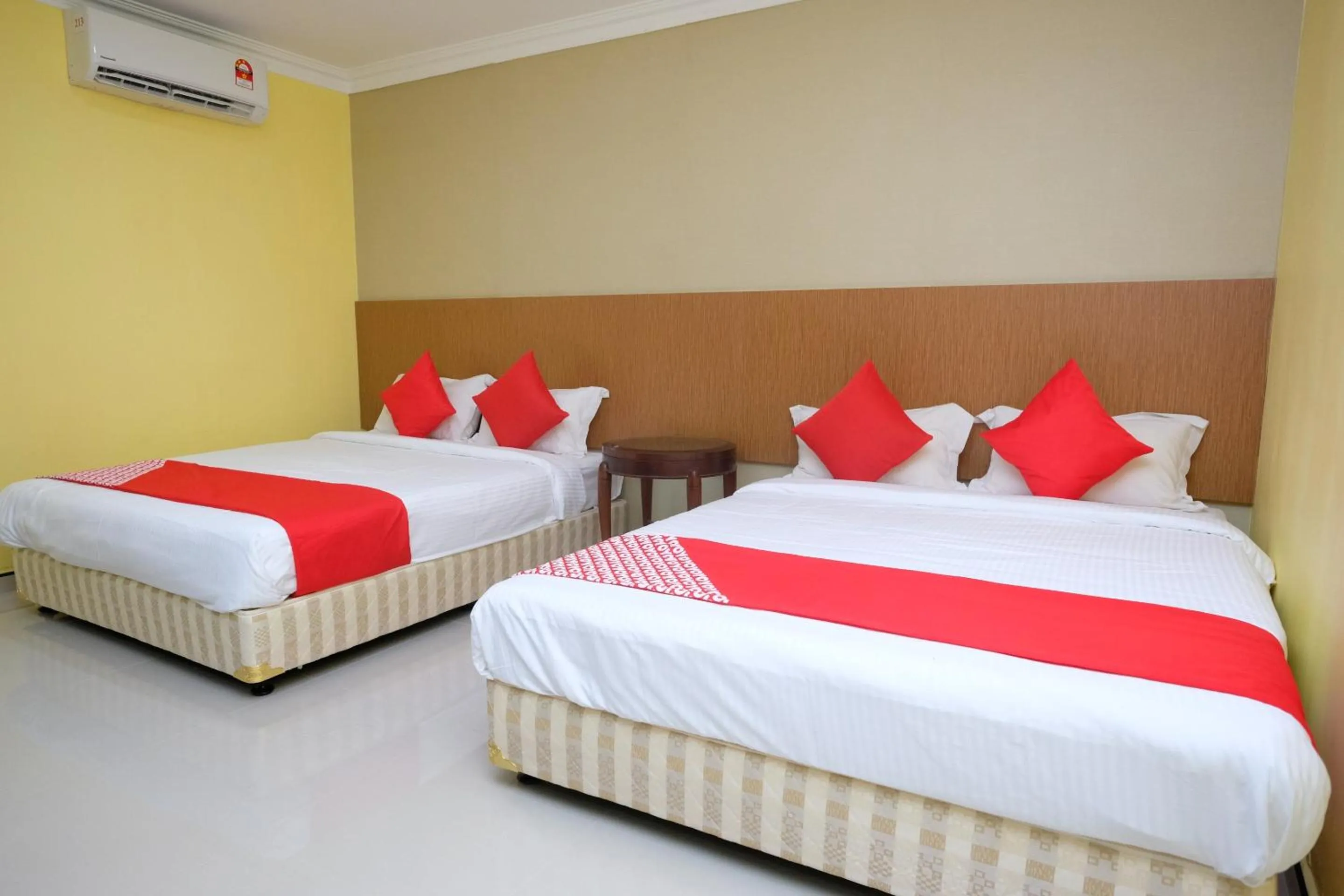 Bed in Rayyan Soffea Hotel