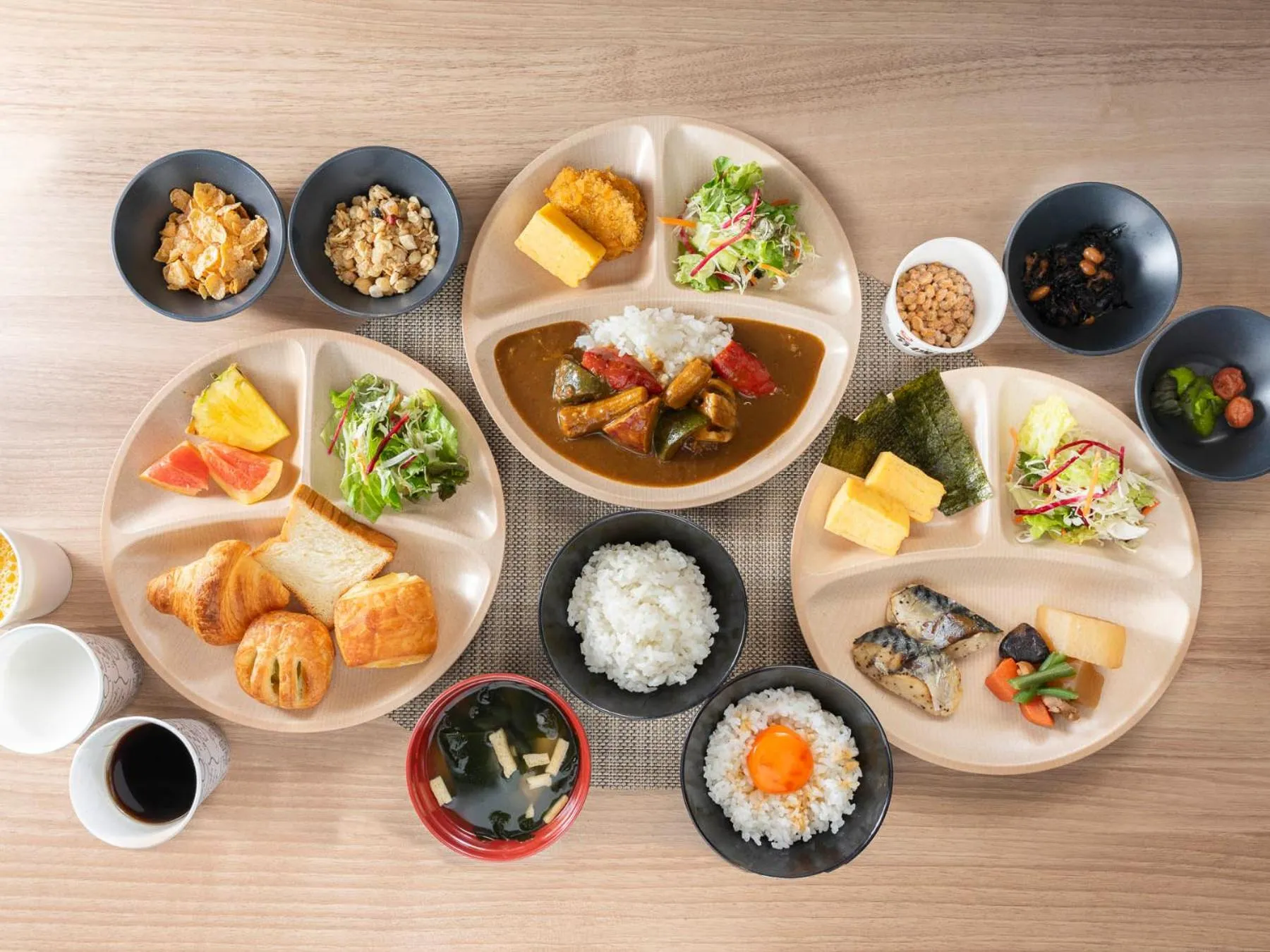 Breakfast in Super Hotel Ueno-Okachimachi