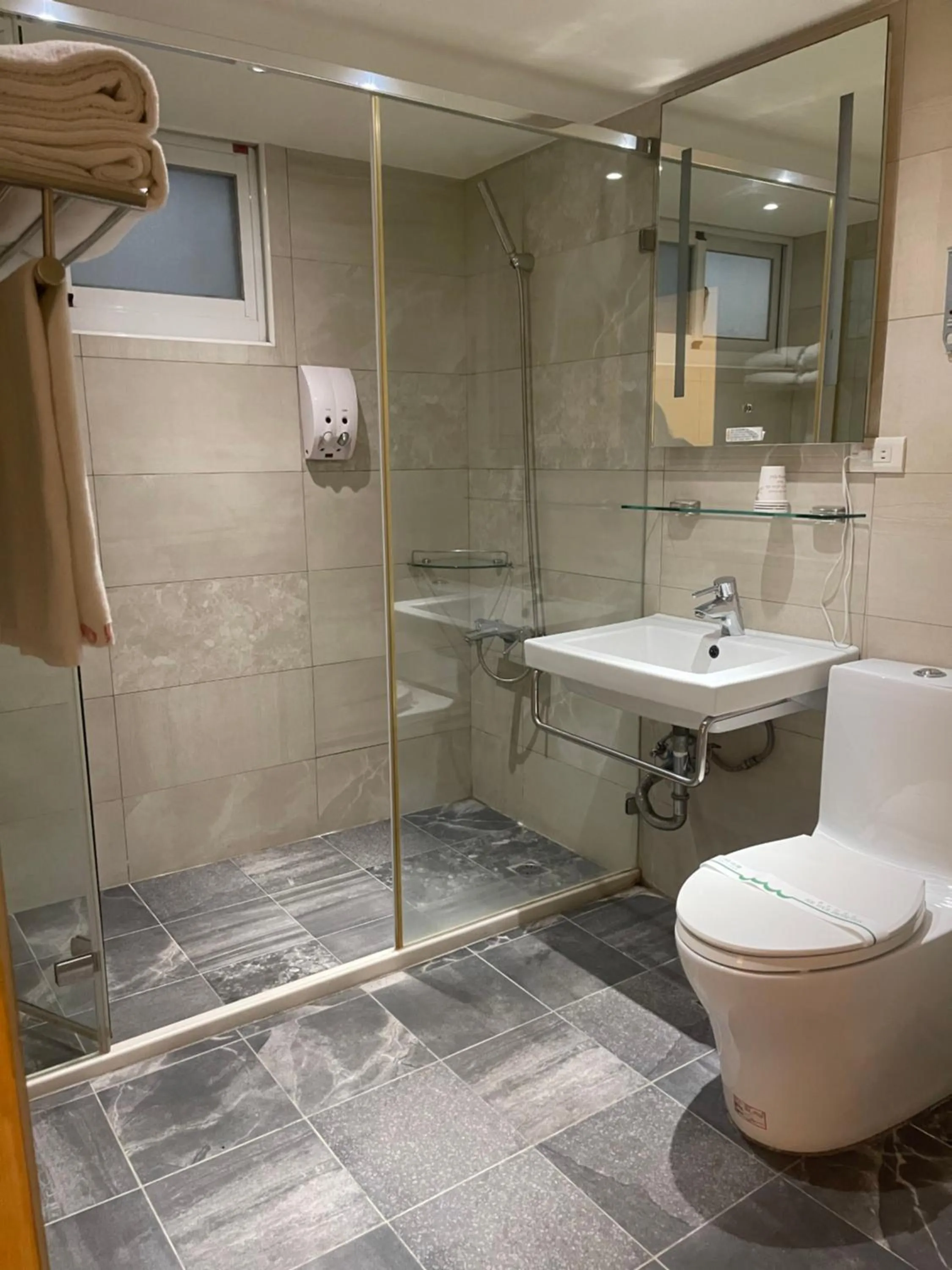 Bathroom in River Hotel