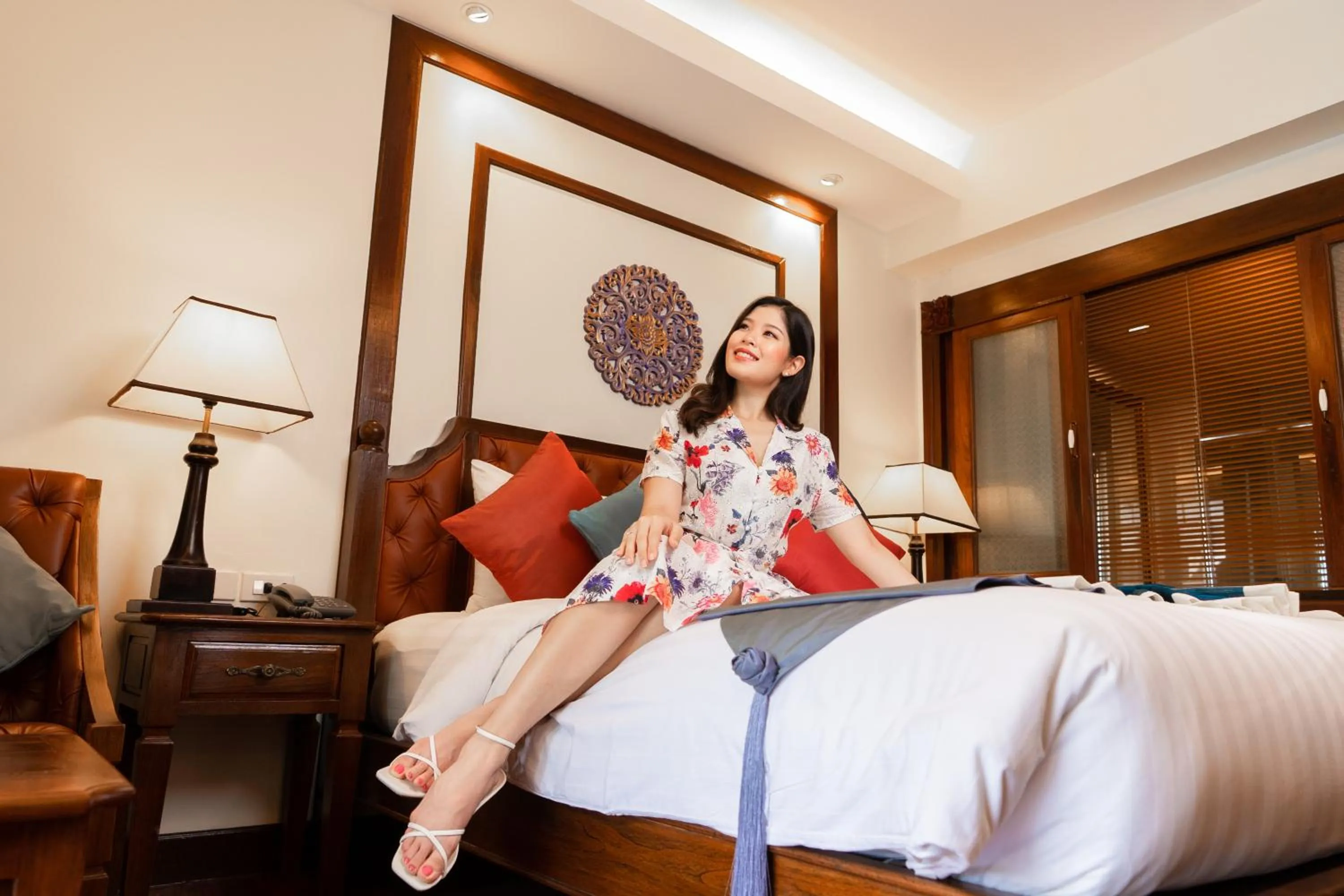 Property building, Bed in Viangluang Resort