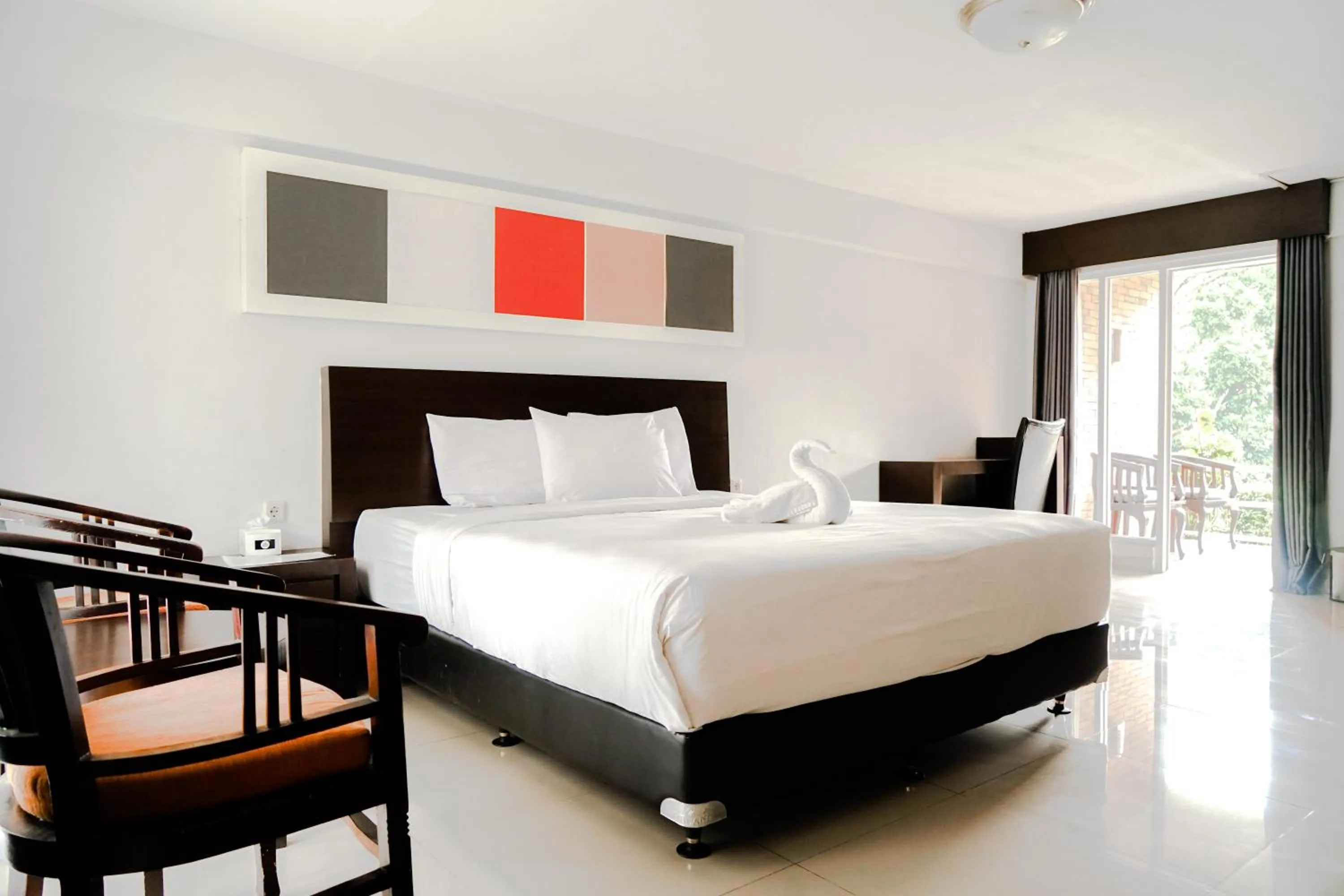 Bed in Hotel Ariandri Puncak