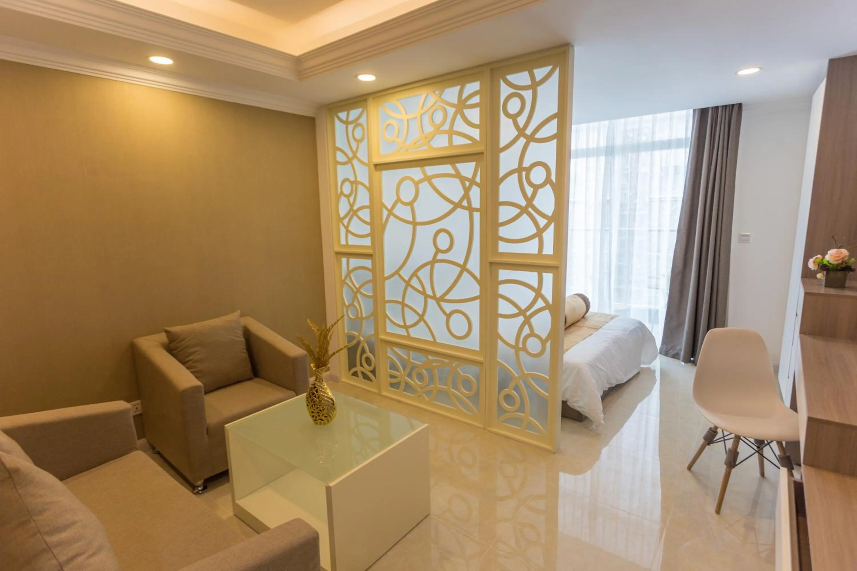 Living room in CA&SA Serviced Apartment