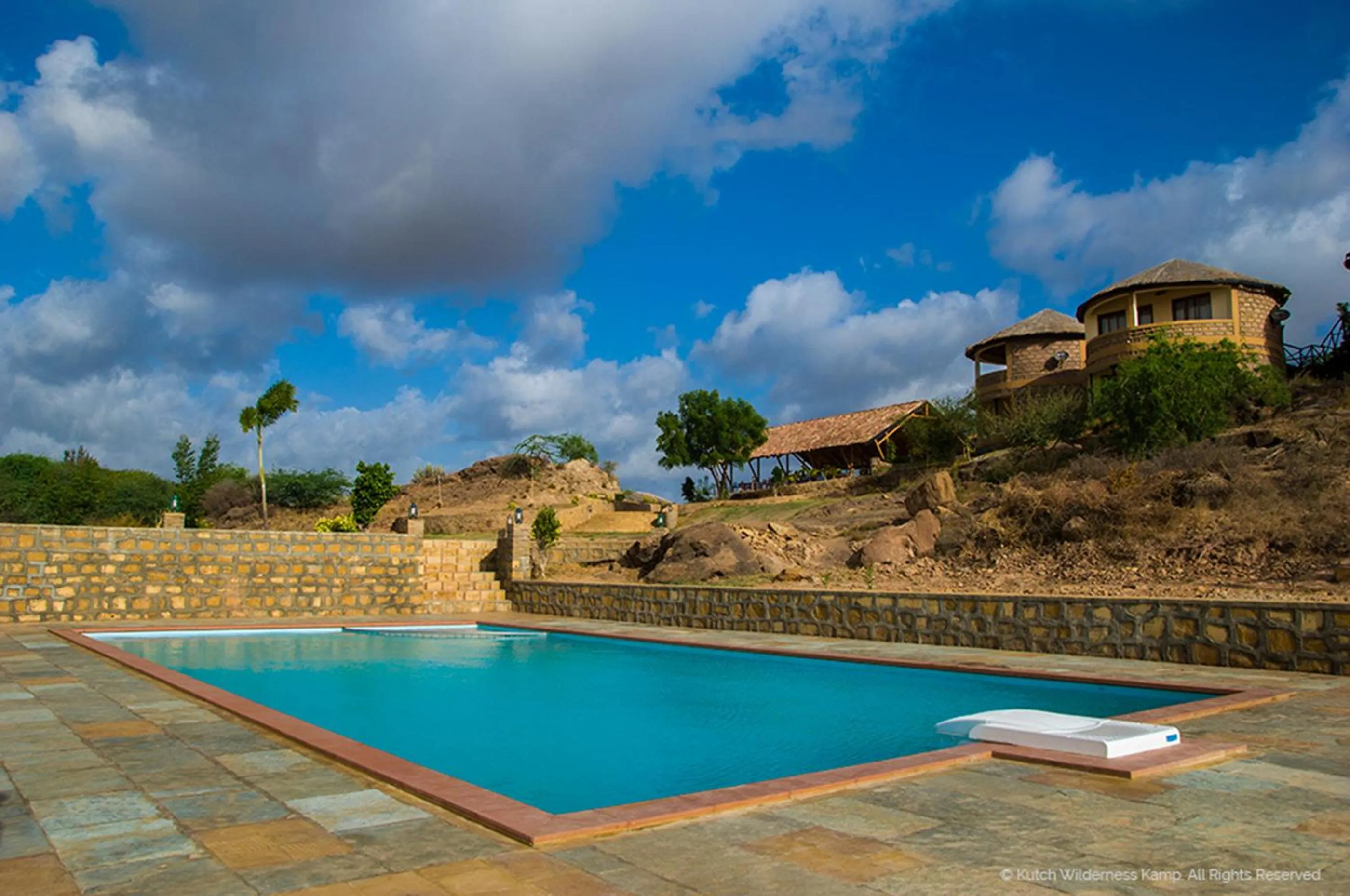 Pool view in La Kamp Resort