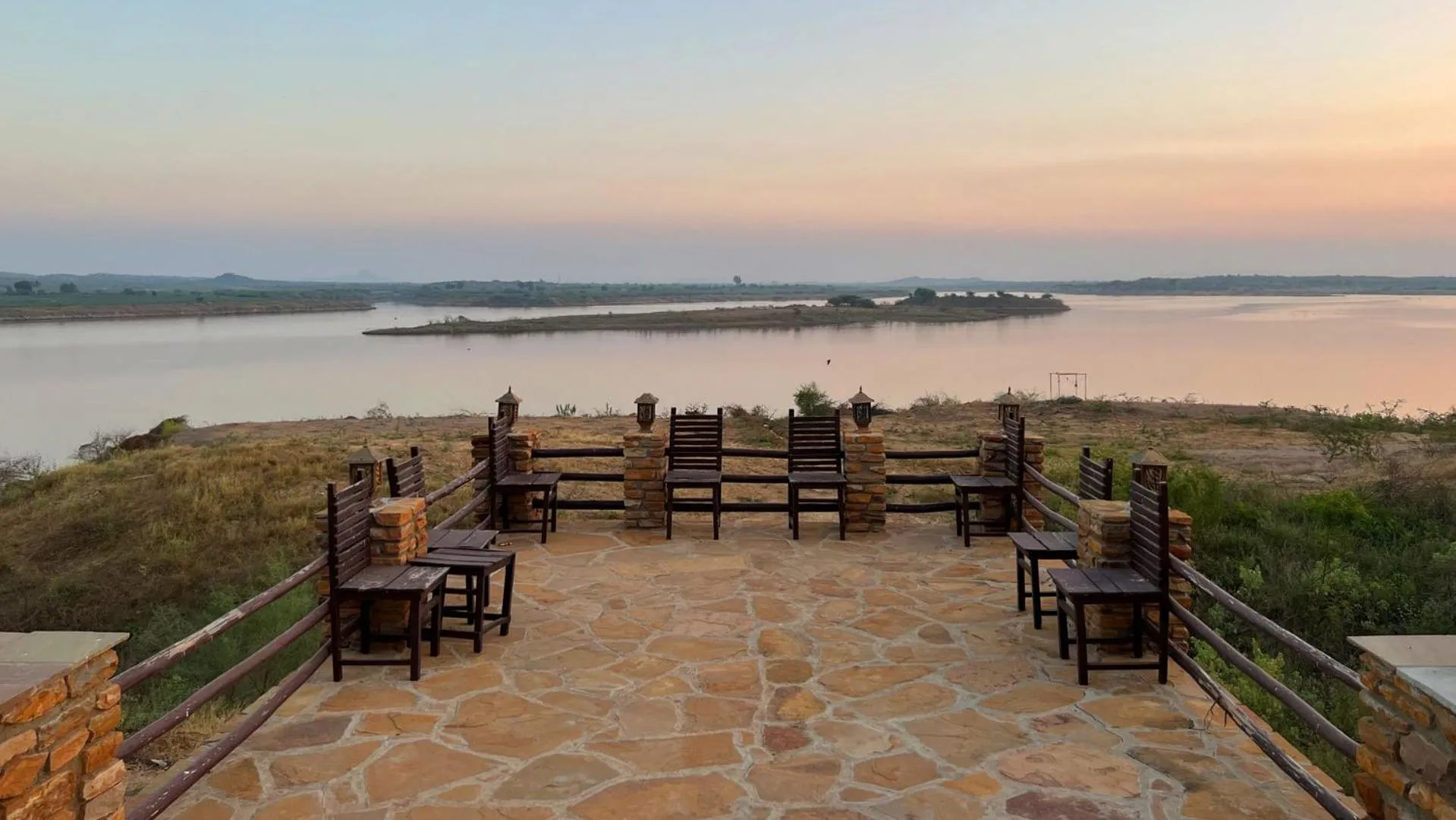 Patio in La Kamp Resort