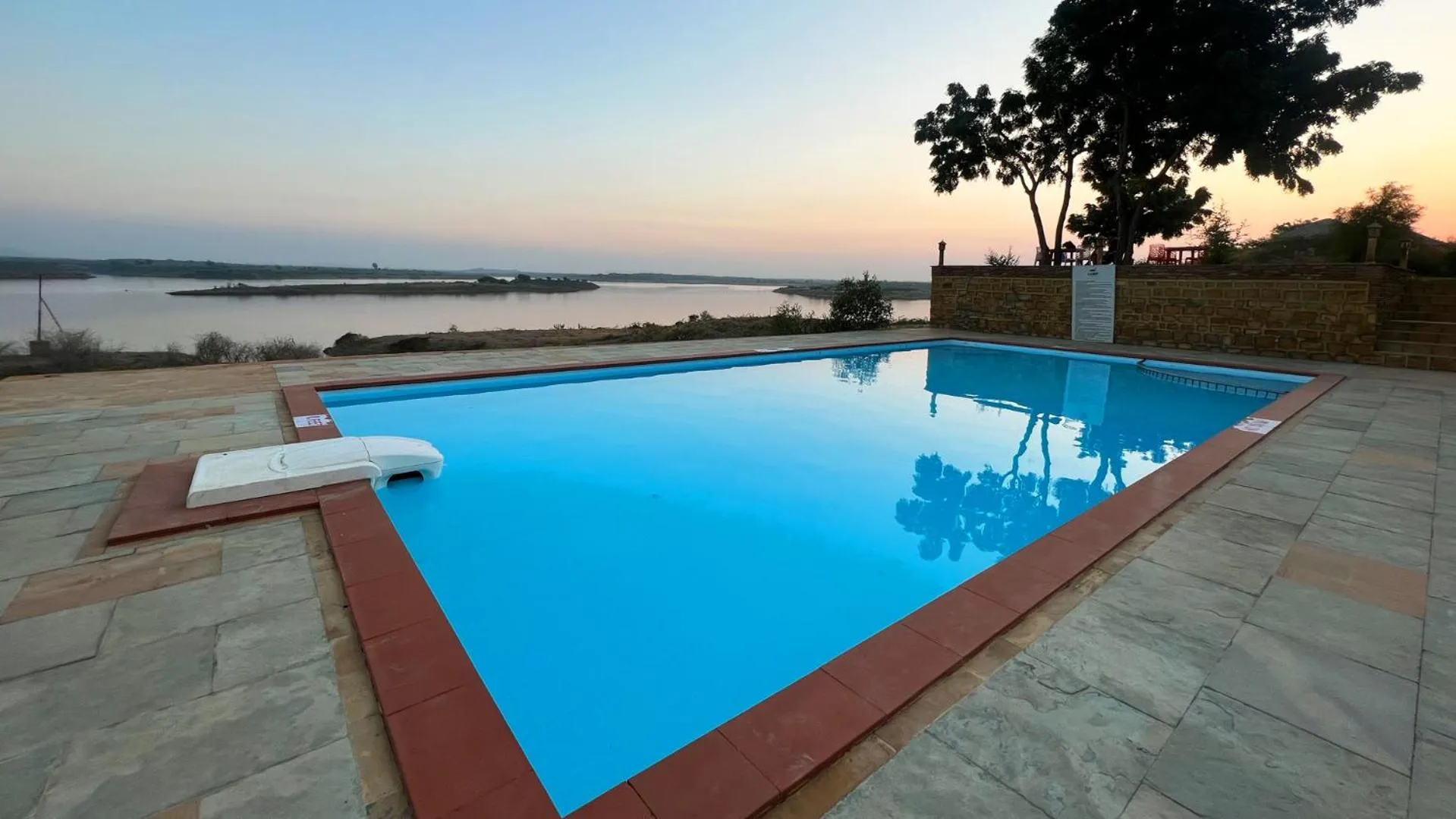 Pool view in La Kamp Resort