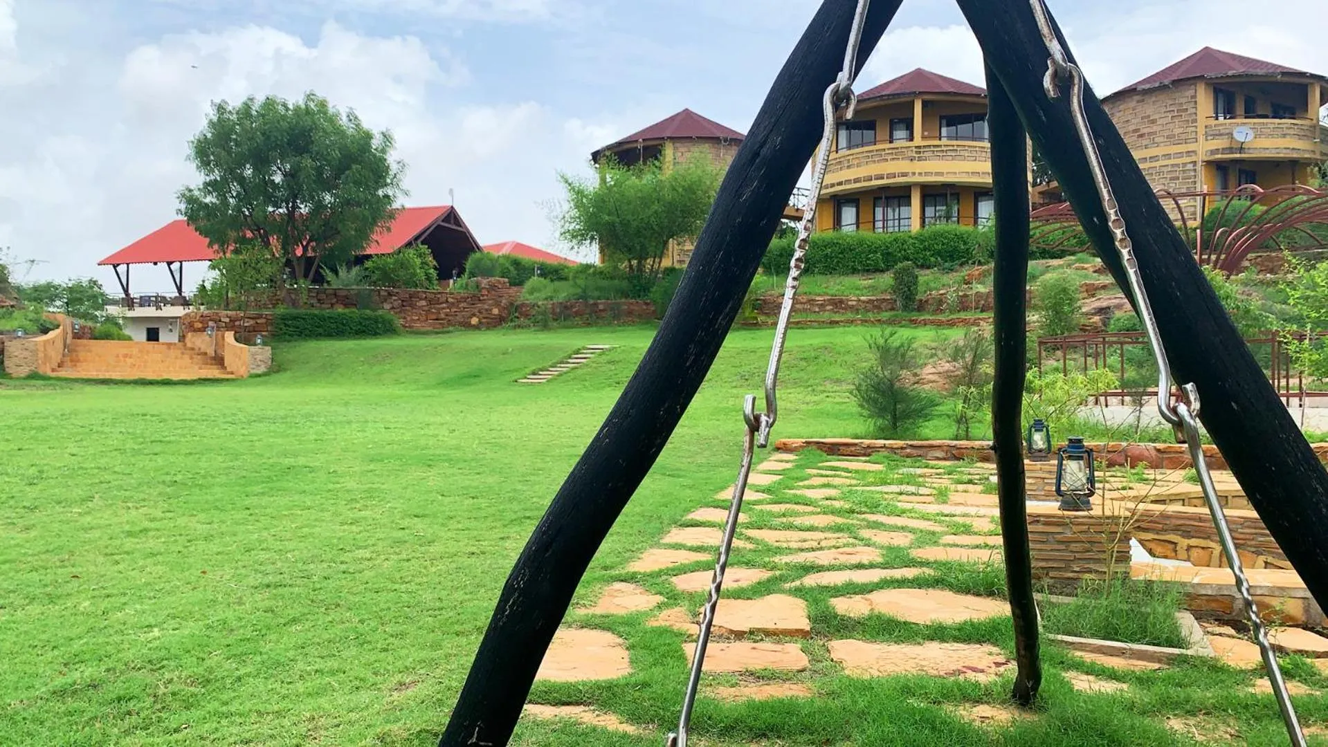 Garden view in La Kamp Resort