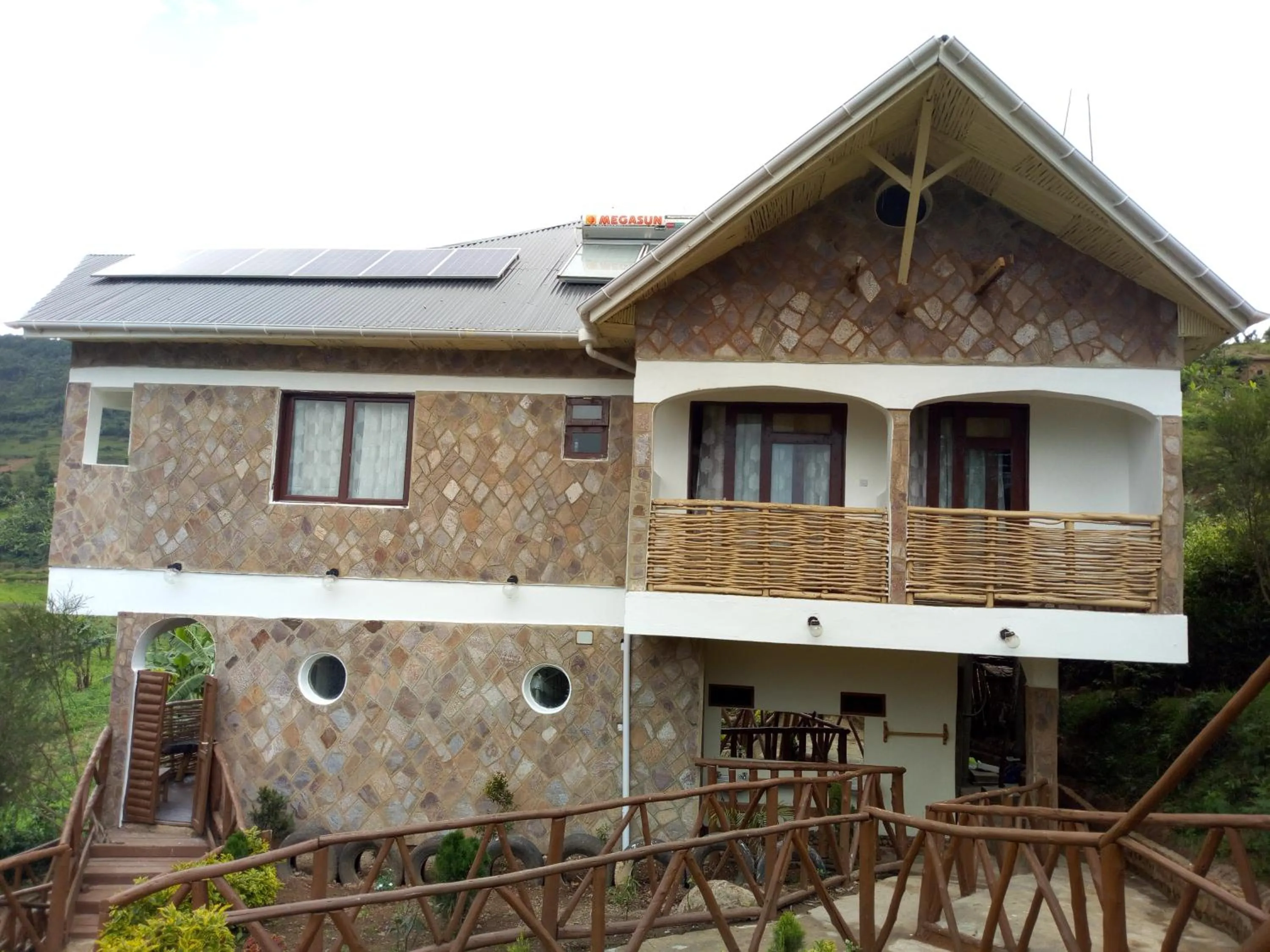 Property building in Lake Bunyonyi Rock Resort