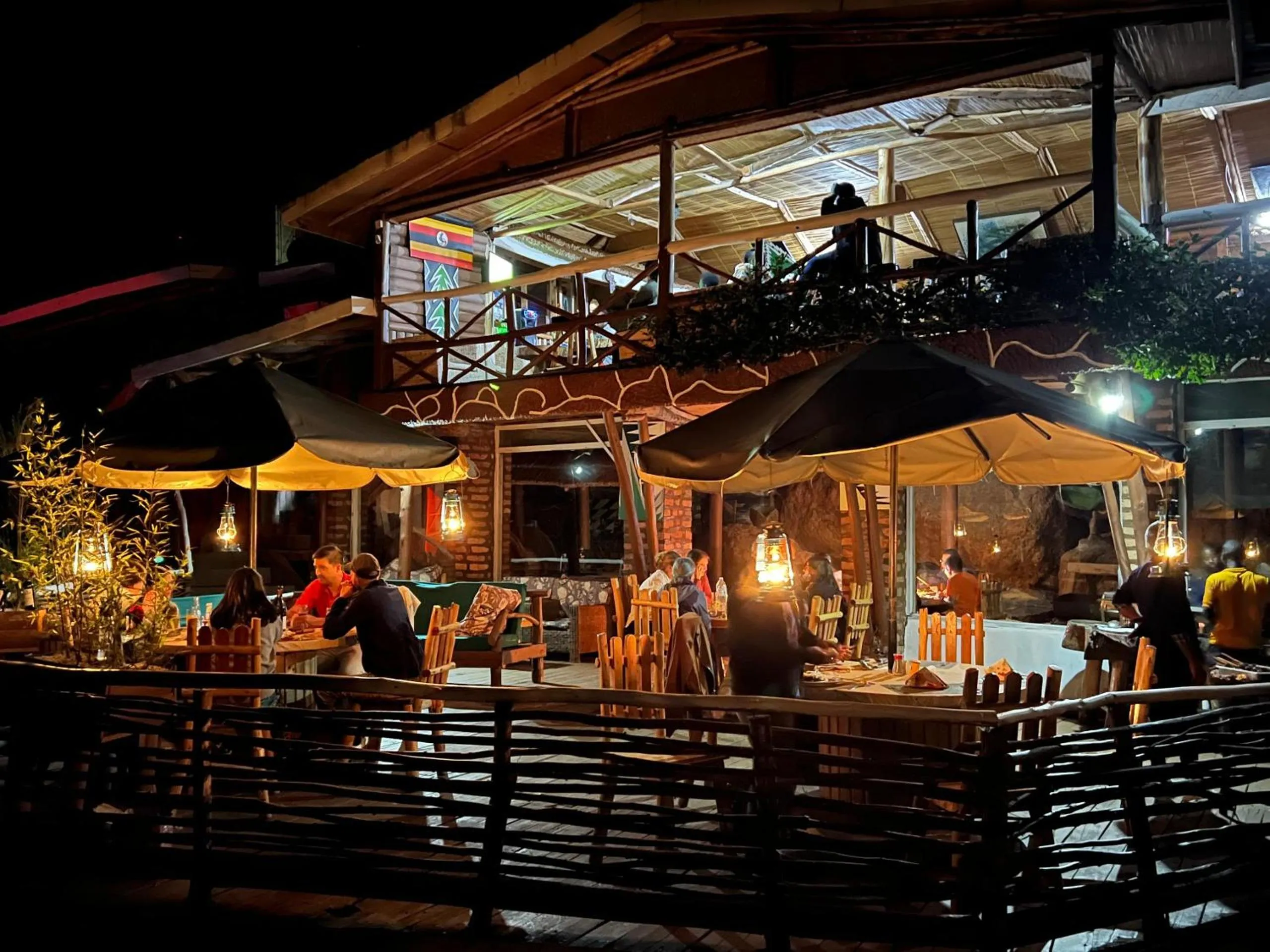 Restaurant/places to eat in Lake Bunyonyi Rock Resort