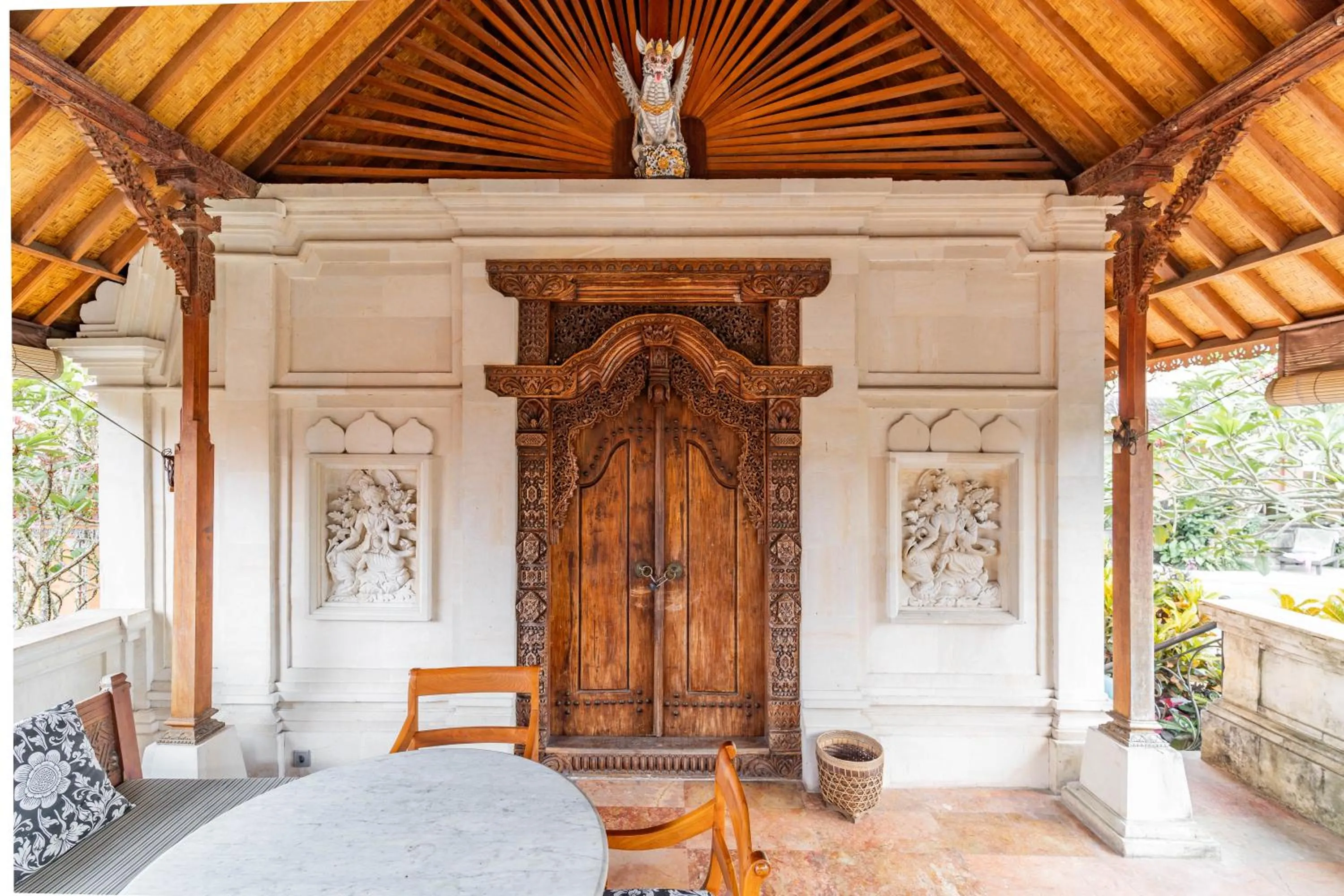 Seating area in Honeymoon Guesthouse