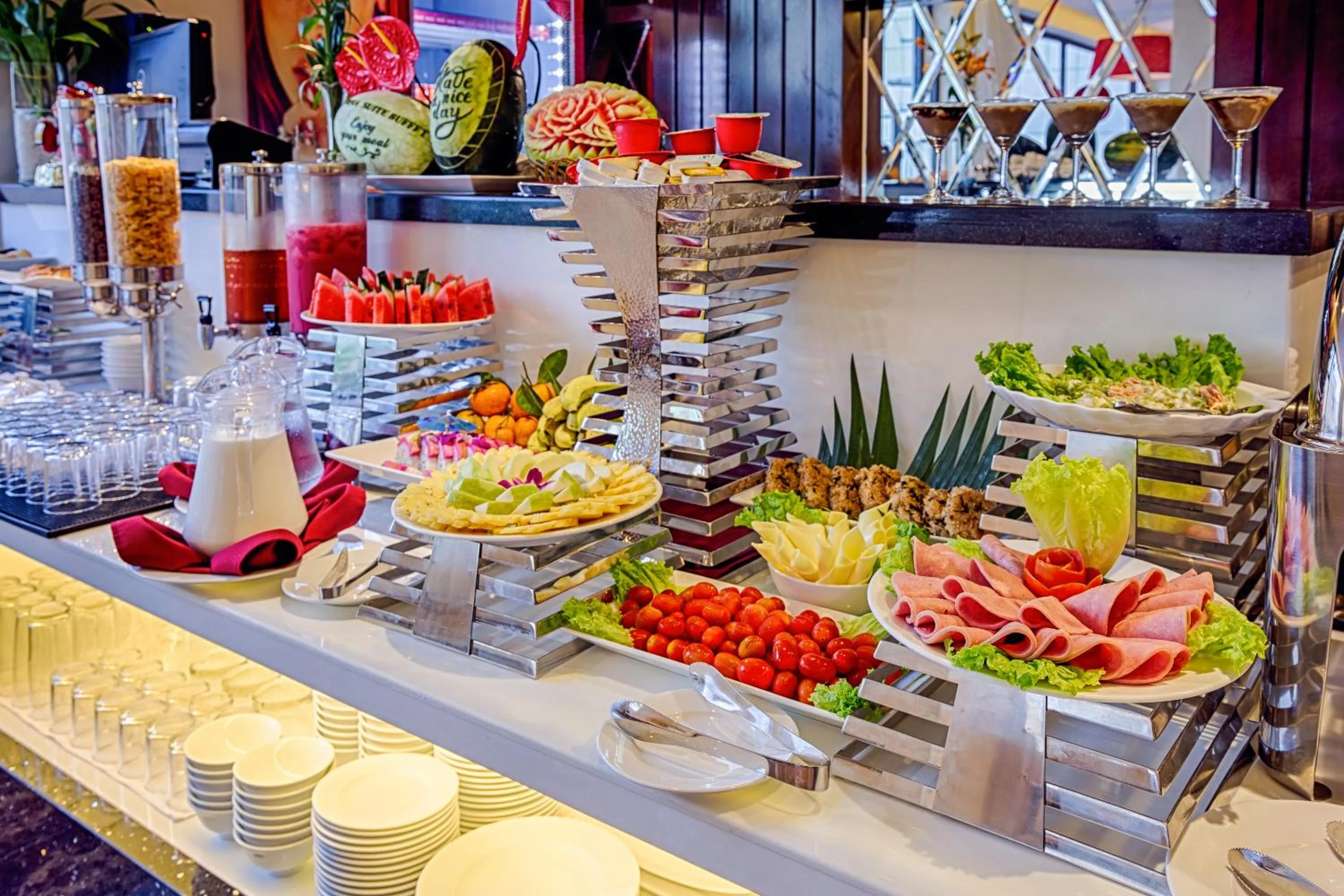 Buffet breakfast in Sofia Suite Hotel & Spa Danang - Free Craft Beer and 20 minute Spa per room