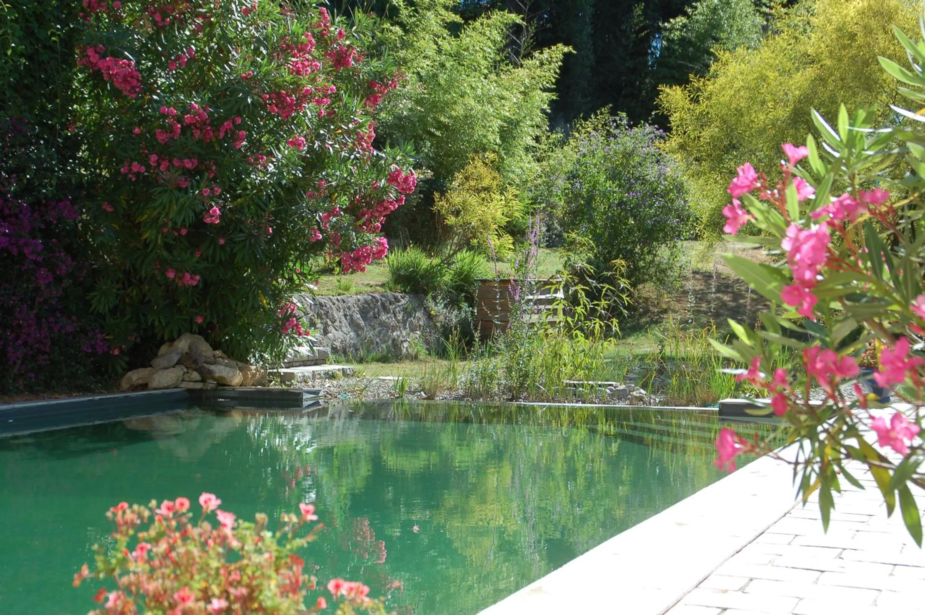 Garden view in Le Mazet de Tourrettes