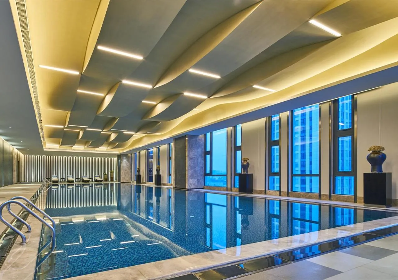 Swimming pool in Wanda Realm Shangrao