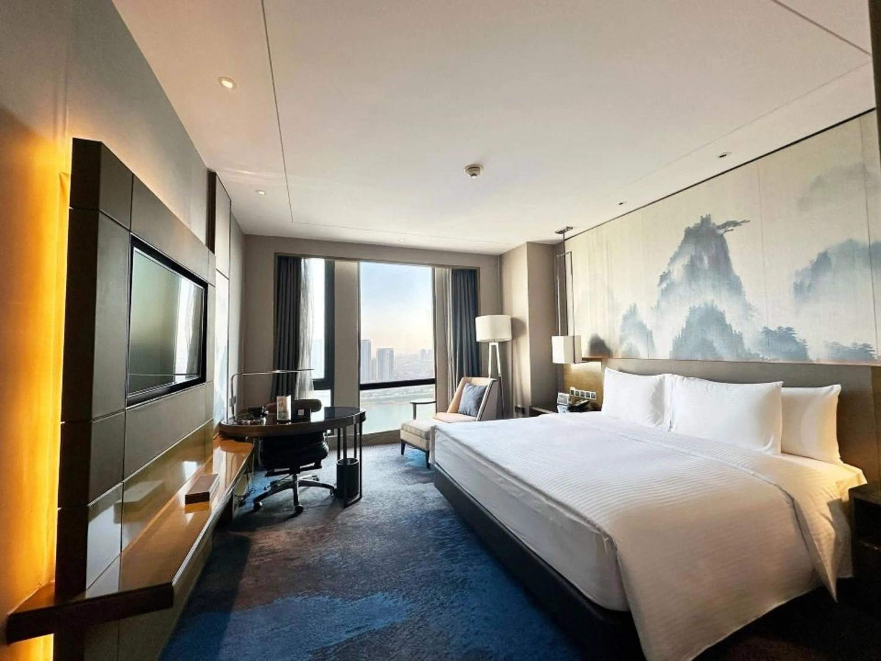 Bedroom, Bed in Wanda Realm Shangrao