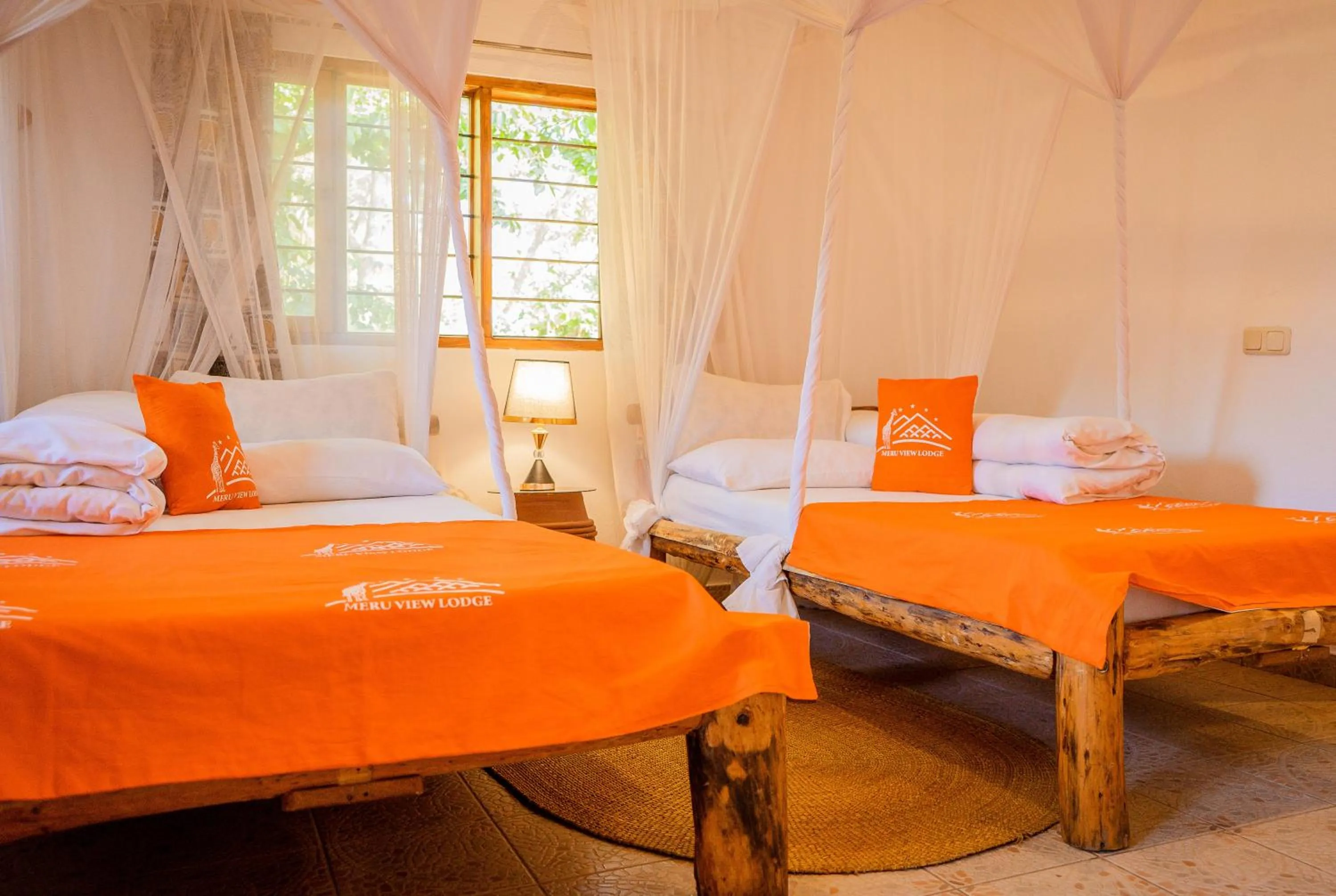 Bedroom in Meru View Lodge