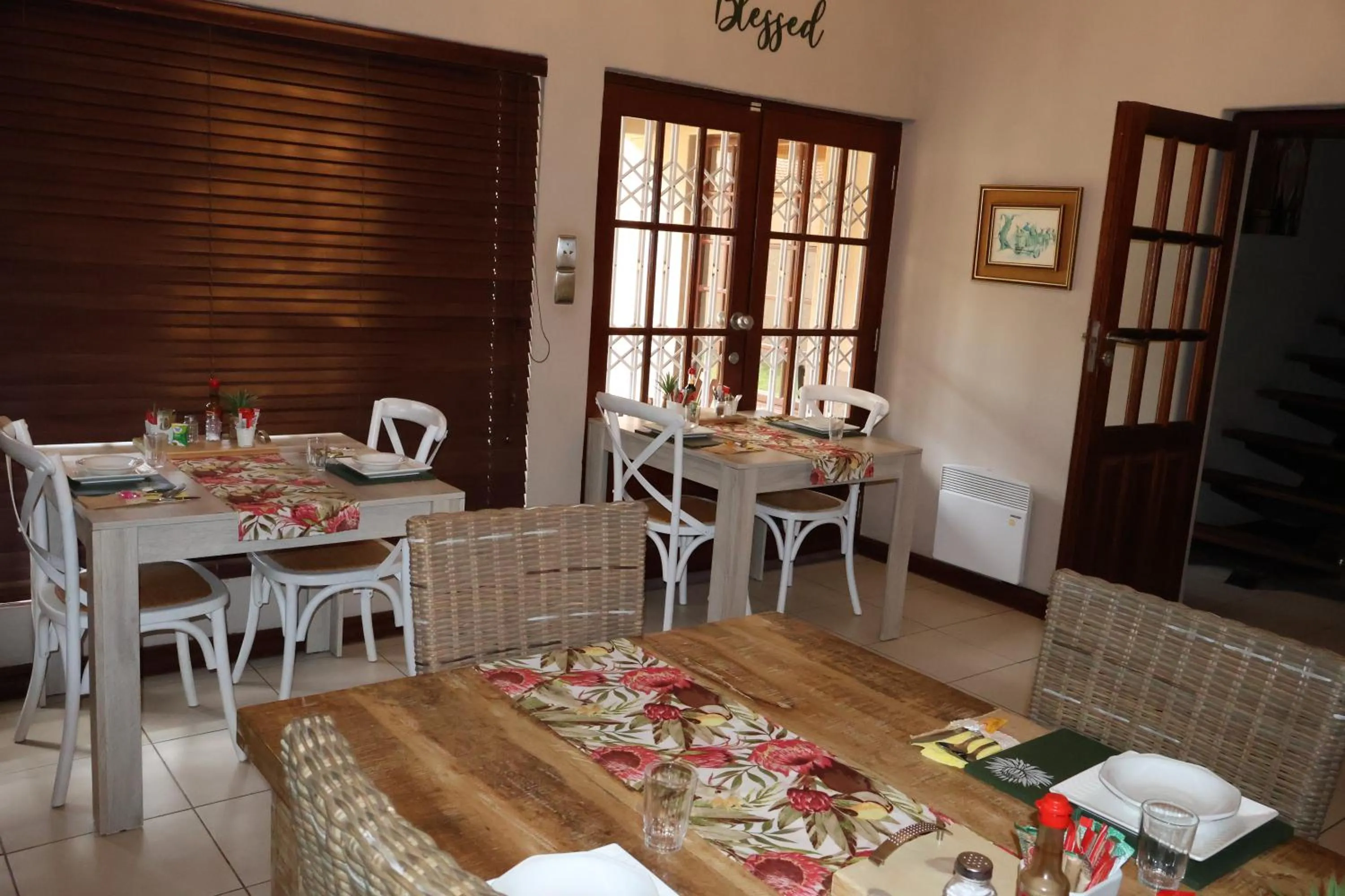 Dining area in The Leopard Tree
