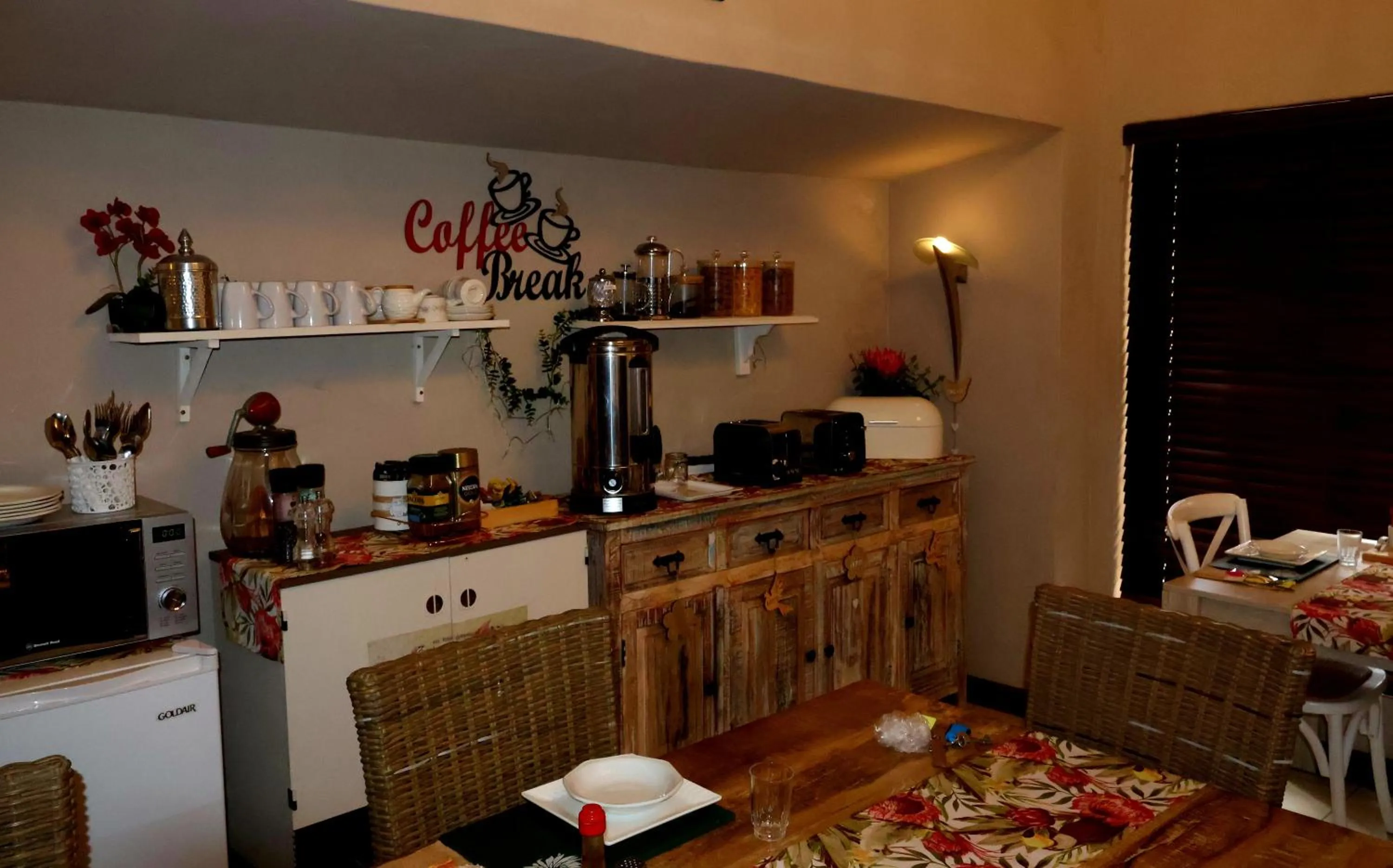 Dining area in The Leopard Tree