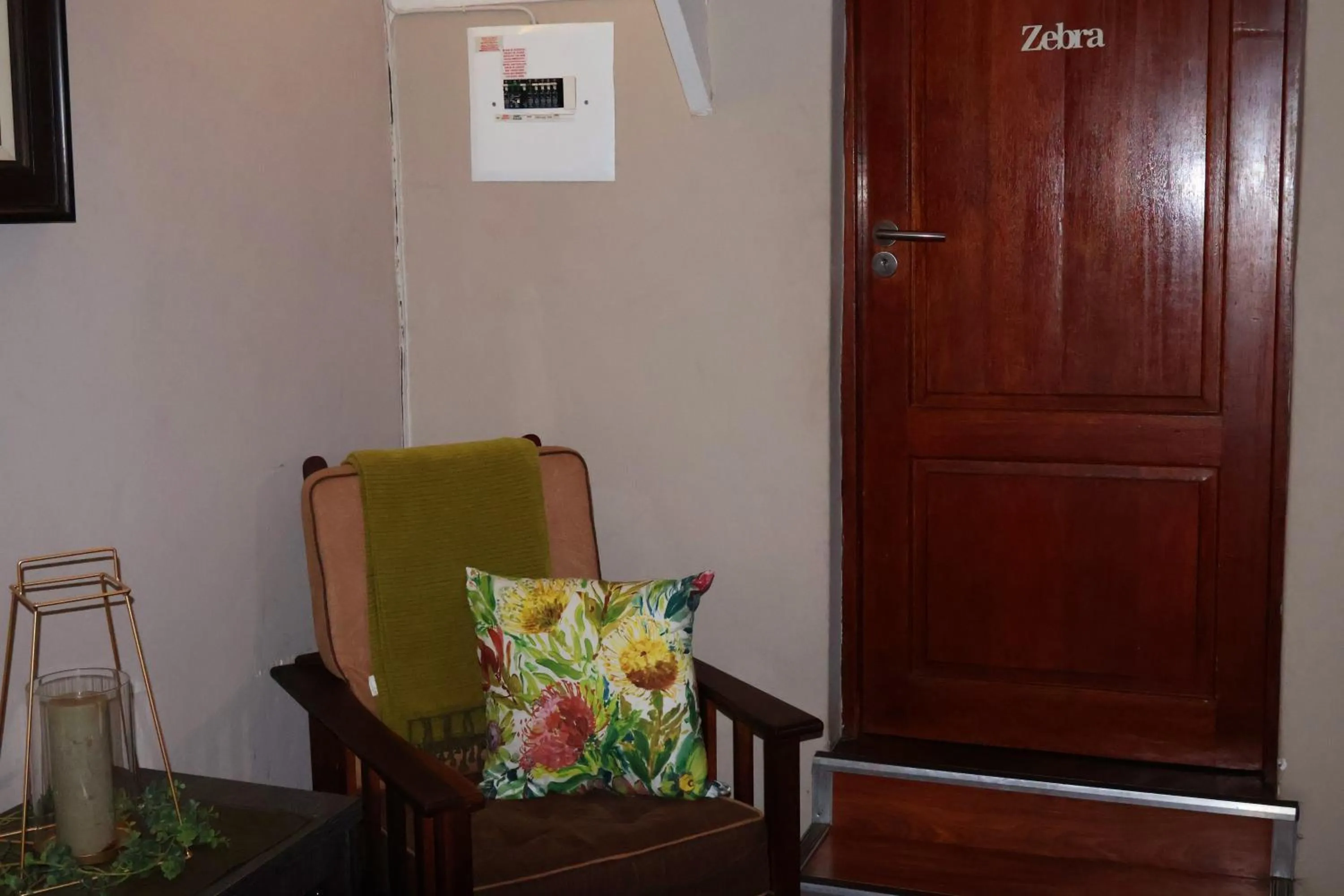 Seating area in The Leopard Tree