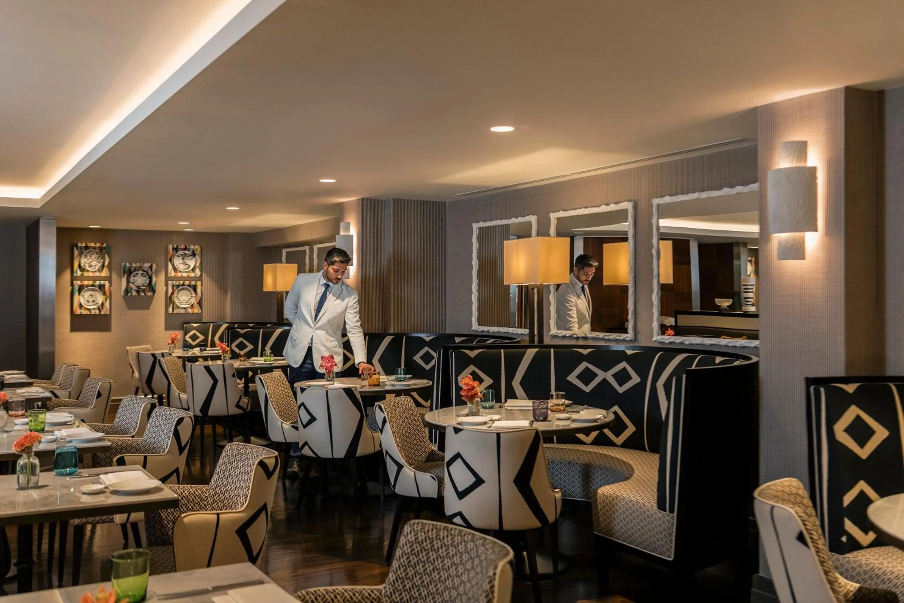 Restaurant/places to eat in Hotel Amigo, a Rocco Forte Hotel